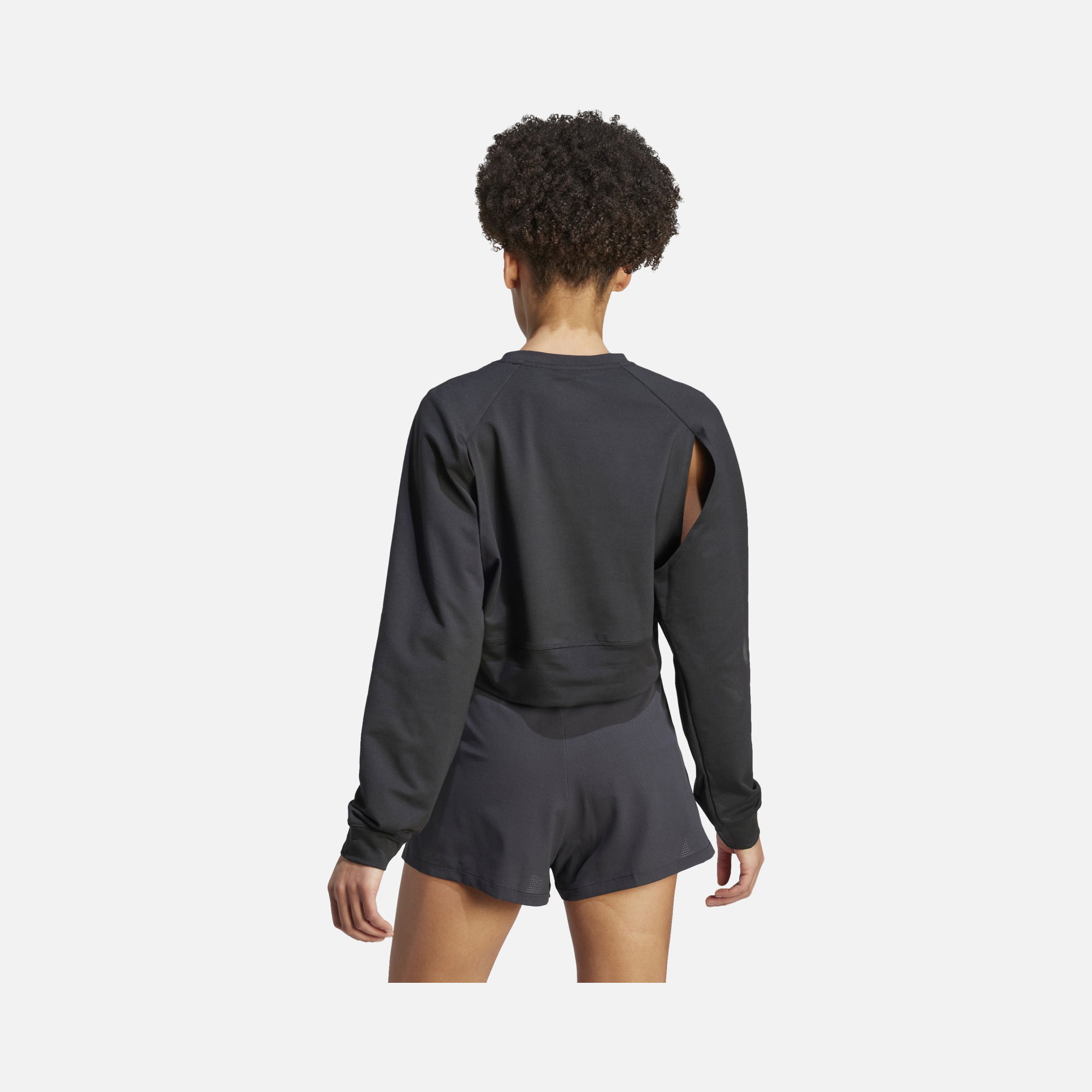 adidas Power Aeroready Crop Cover-Up Training Kadın Sweatshirt