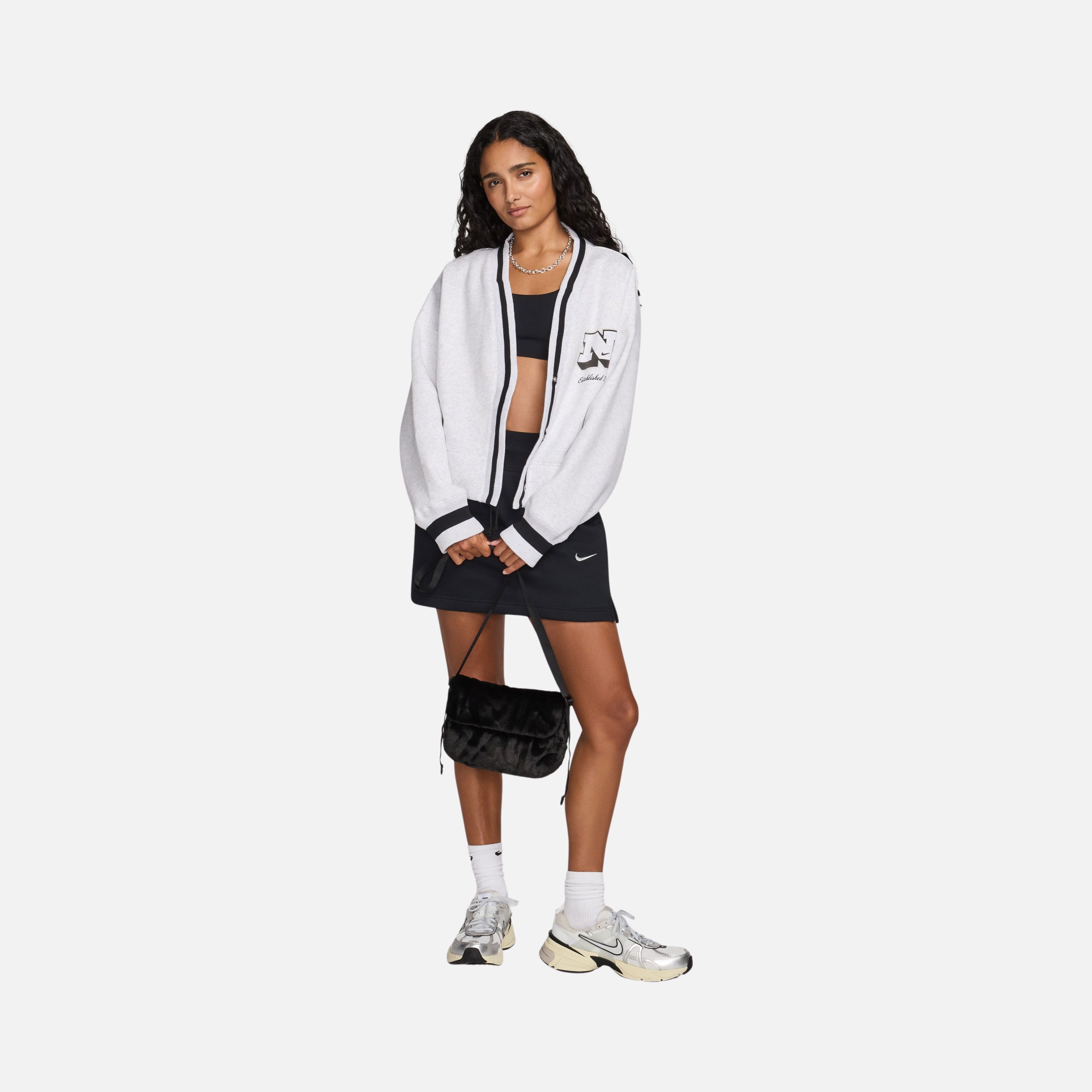 Nike Sportswear Futura 365 Faux Fur (1 L) HO24 Kadın Omuz Çantası
