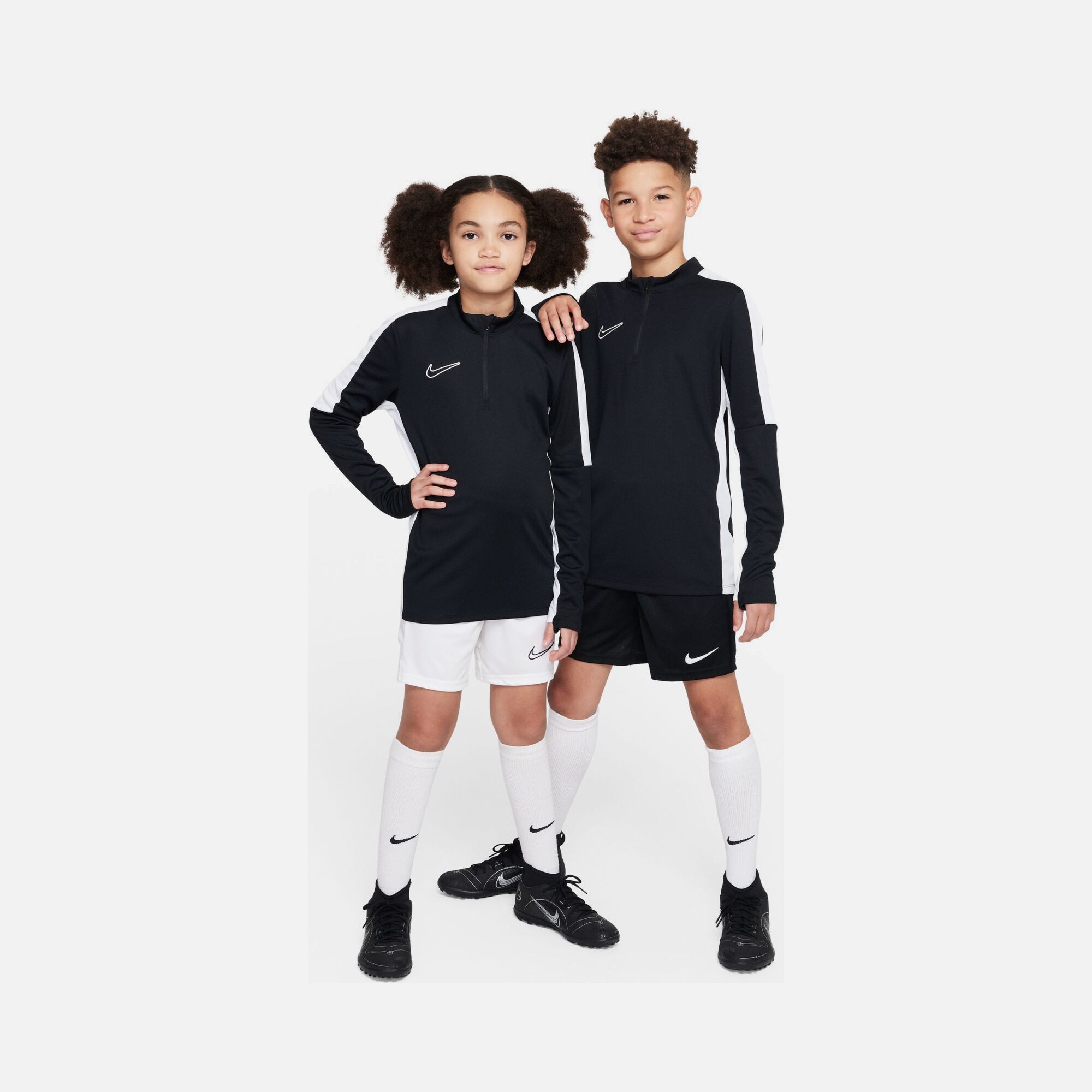 Nike Dri-Fit Academy23 Football Drill Half-Zip Long-Sleeve Çocuk Tişört