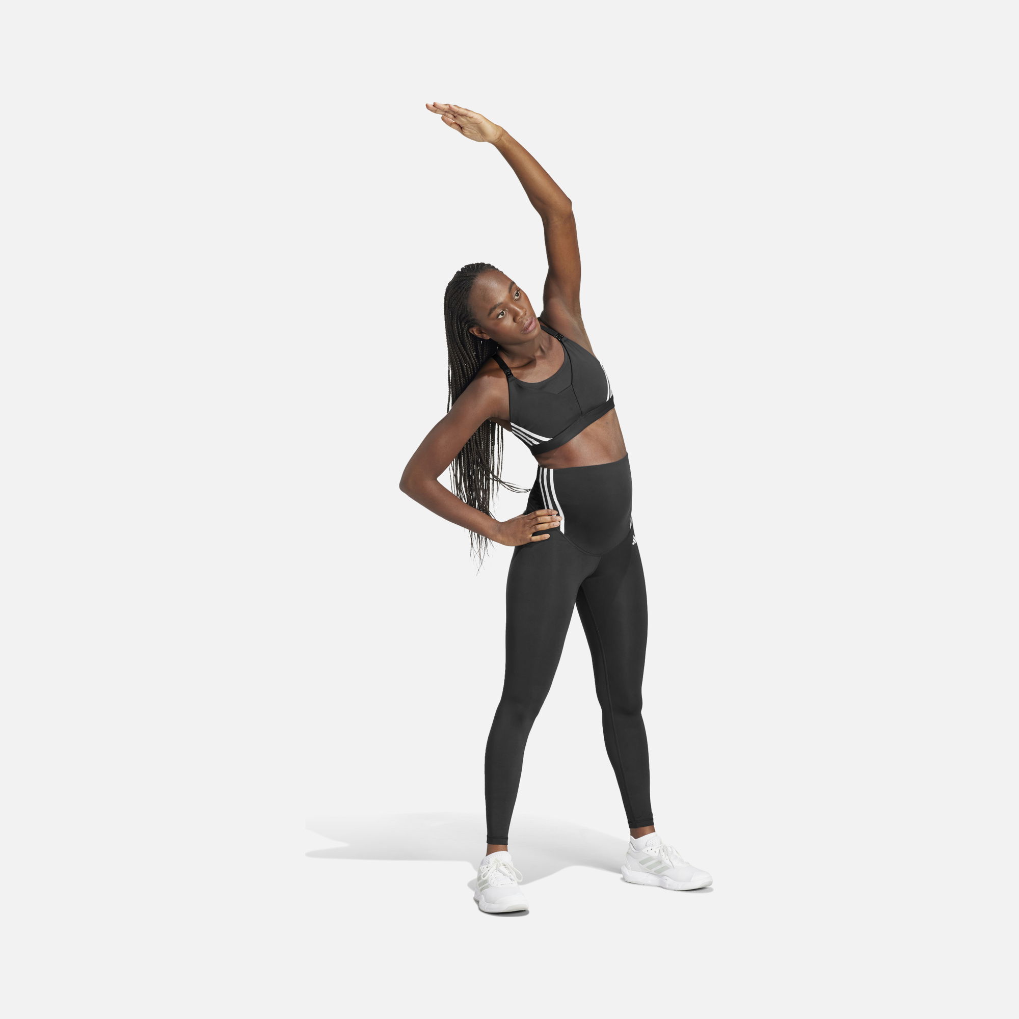 adidas AEROREADY Optime Essentials Adisoft Fabric High Waist Full-Length Training (Maternity) Kadın Tayt