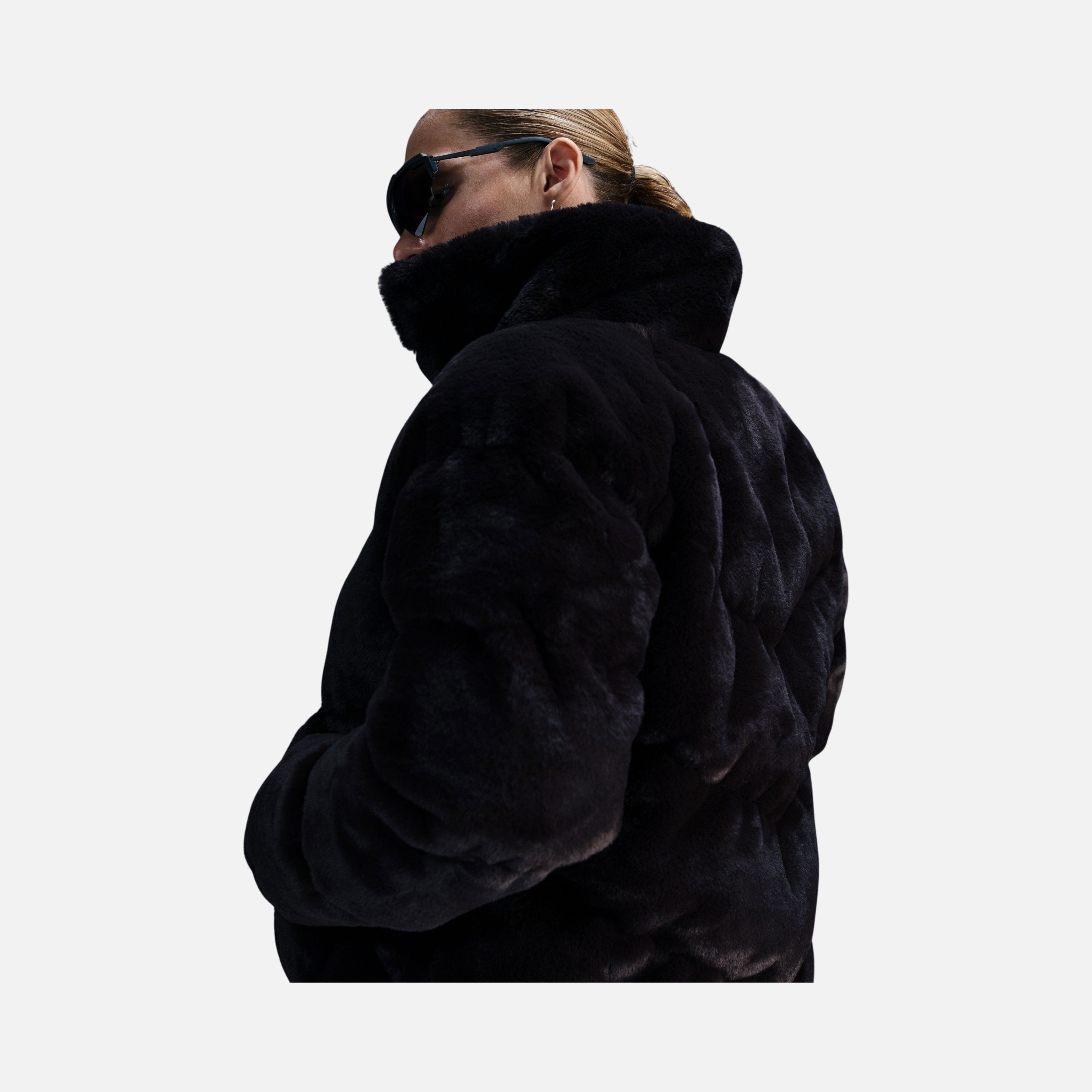 Nike Sportswear Windpuffer Therma-Fit Loose Faux Fur Full-Zip Kadın Mont