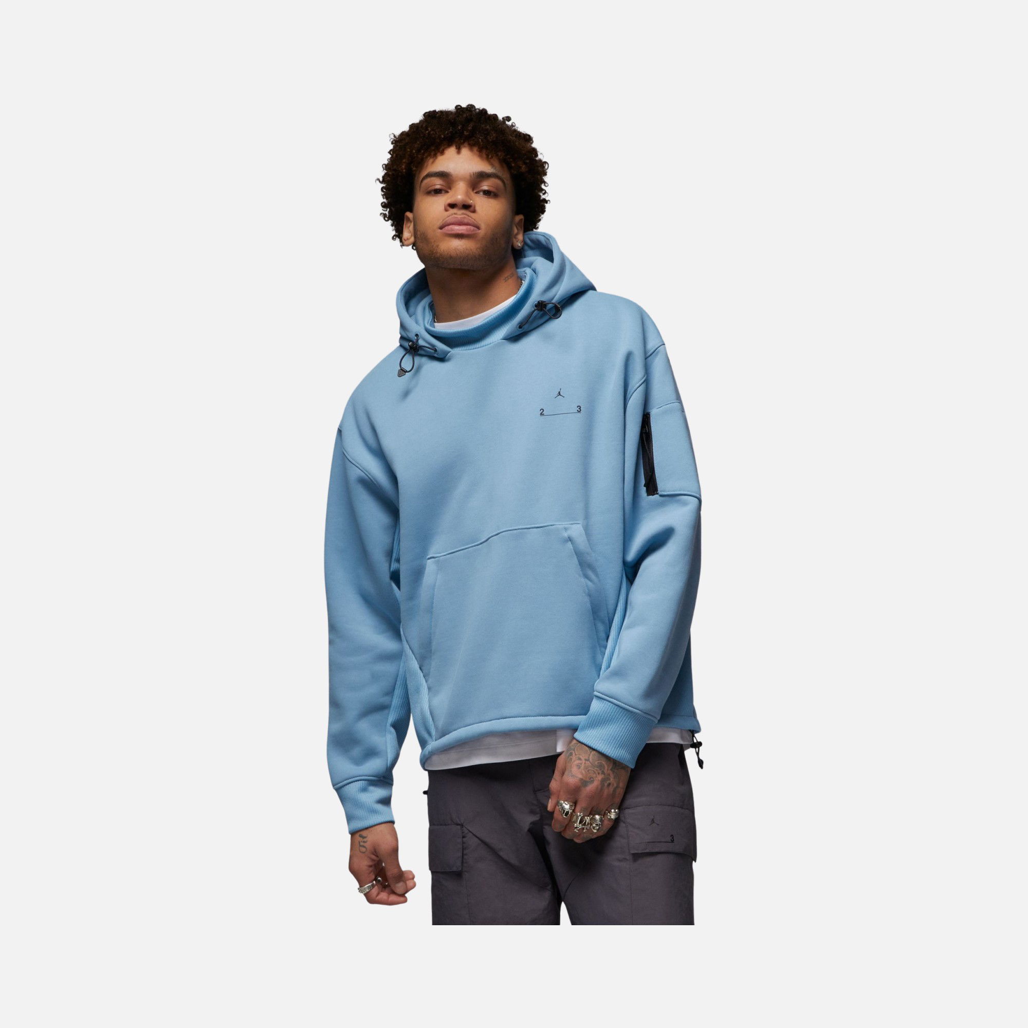 Nike Jordan 23 Engineered Brushed Fleece Pullover Hoodie Erkek Sweatshirt
