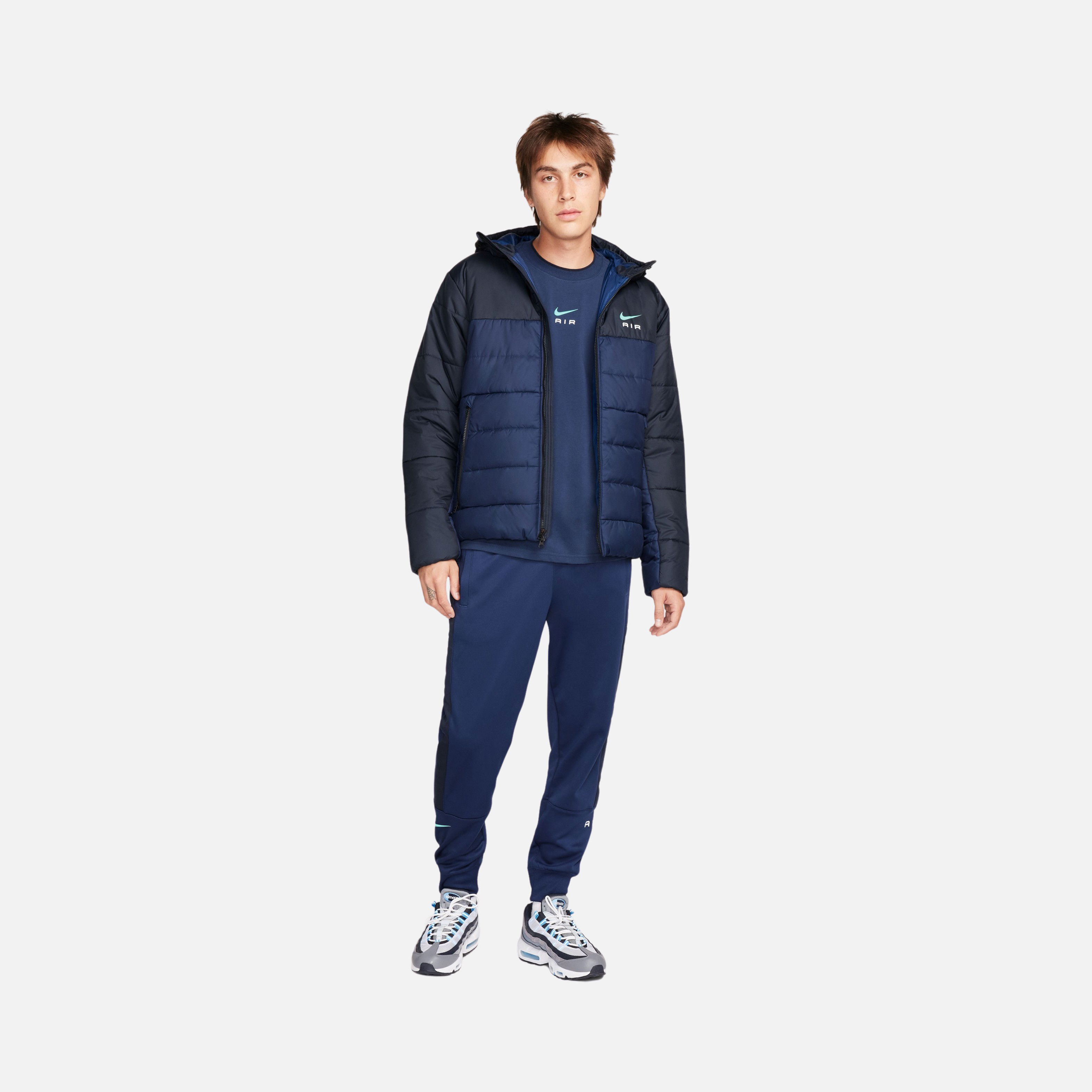 Nike Sportswear Swoosh Air Therma-Fit Synthetic-Fill Full-Zip Hoodie Erkek Ceket