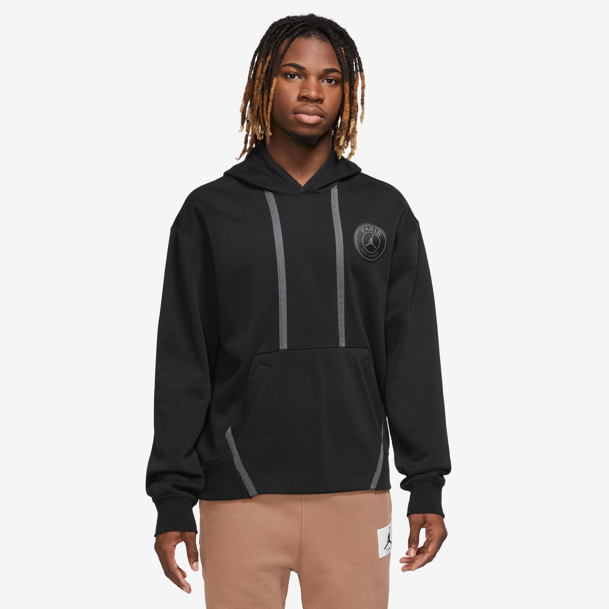 Nike Jordan Paris Saint-Germain HBR Fleece Pullover Hoodie Erkek Sweatshirt
