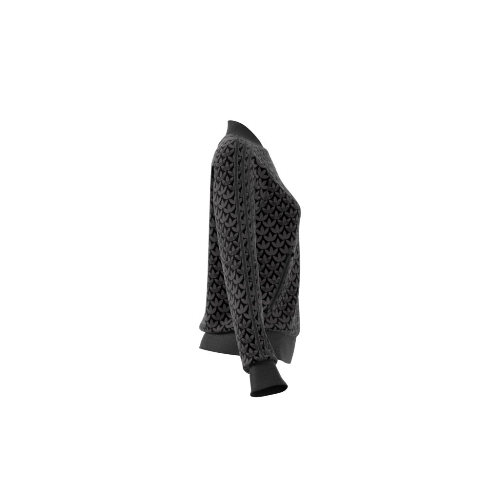 adidas Sportswear Trefoil Monogram SST 3-Stripes Full-Zip Hoodie Kadın Ceket