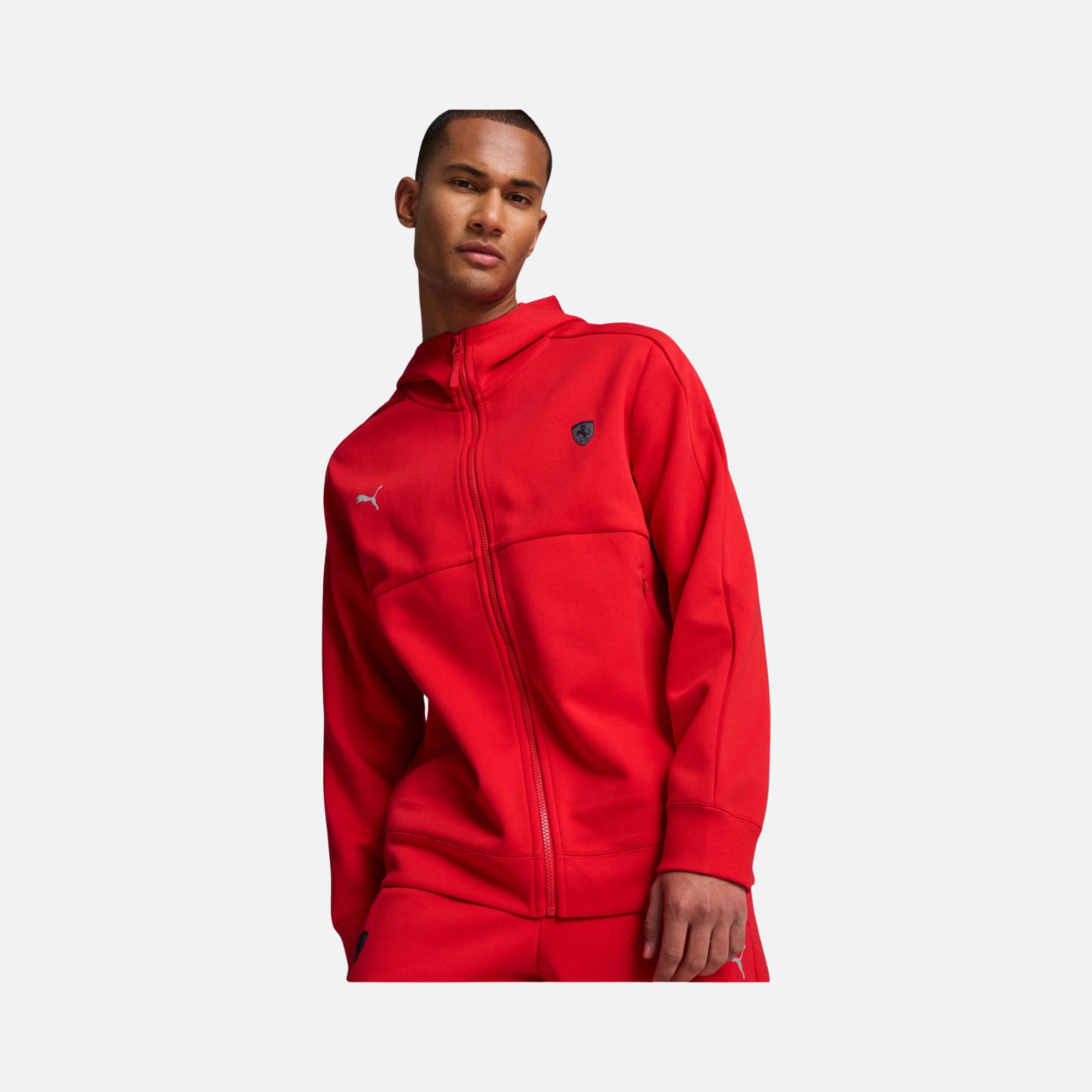 Puma Scuderia Ferrari Style FW24 Full-Zip Hoodie Erkek Sweatshirt