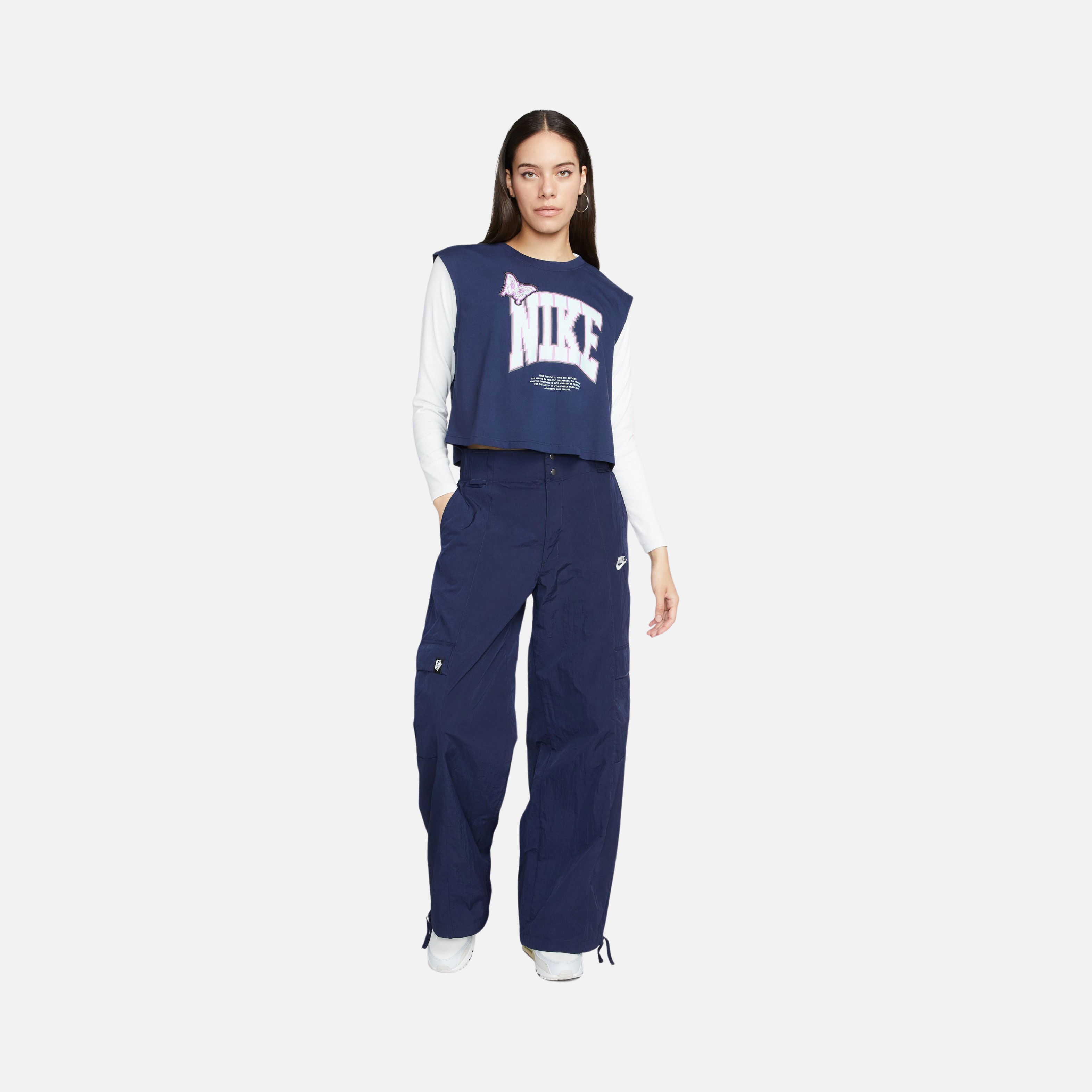 Nike Sportswear Oversized High-Waisted Woven Cargo Kadın Pantolon