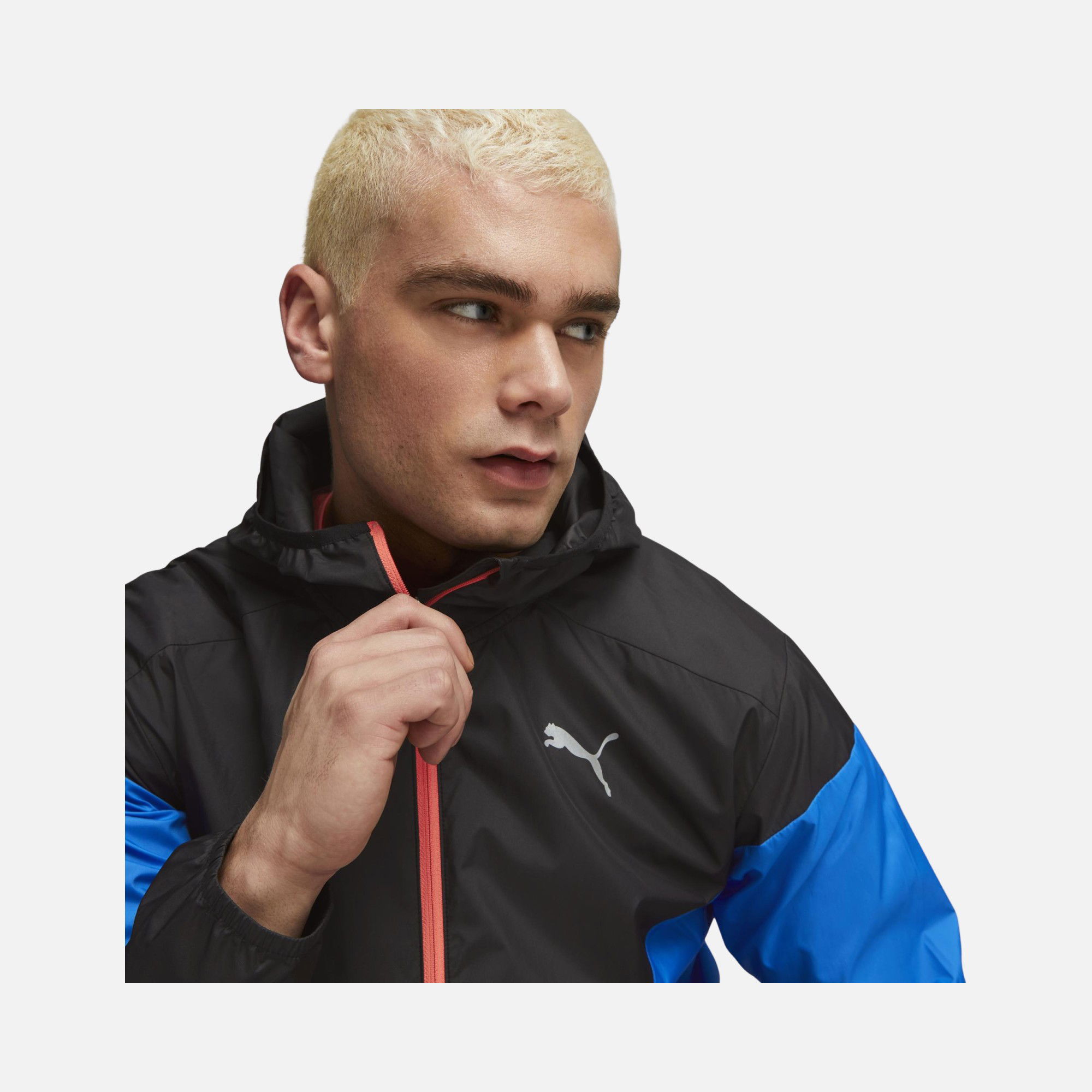 Puma Run Lightweight Full-Zip Hoodie Erkek Ceket