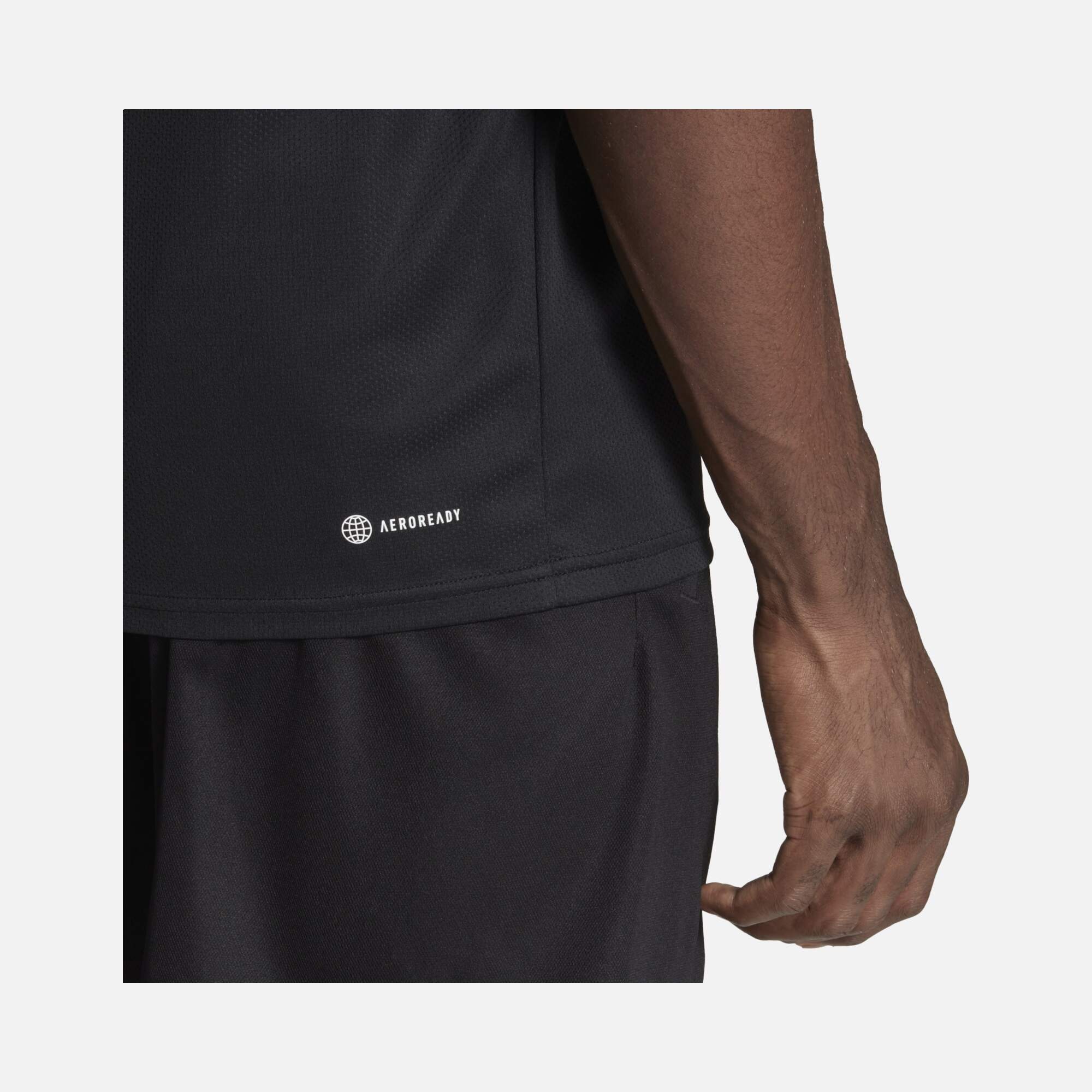 adidas Train Essentials 3-Stripes Gym & Training Short-Sleeve Erkek Tişört