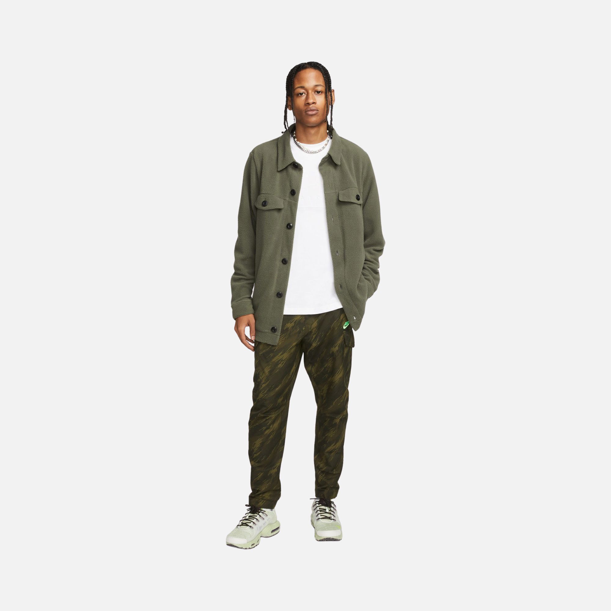 Nike Sportswear Sport Utility Sherpa Full-Length Button Erkek Ceket
