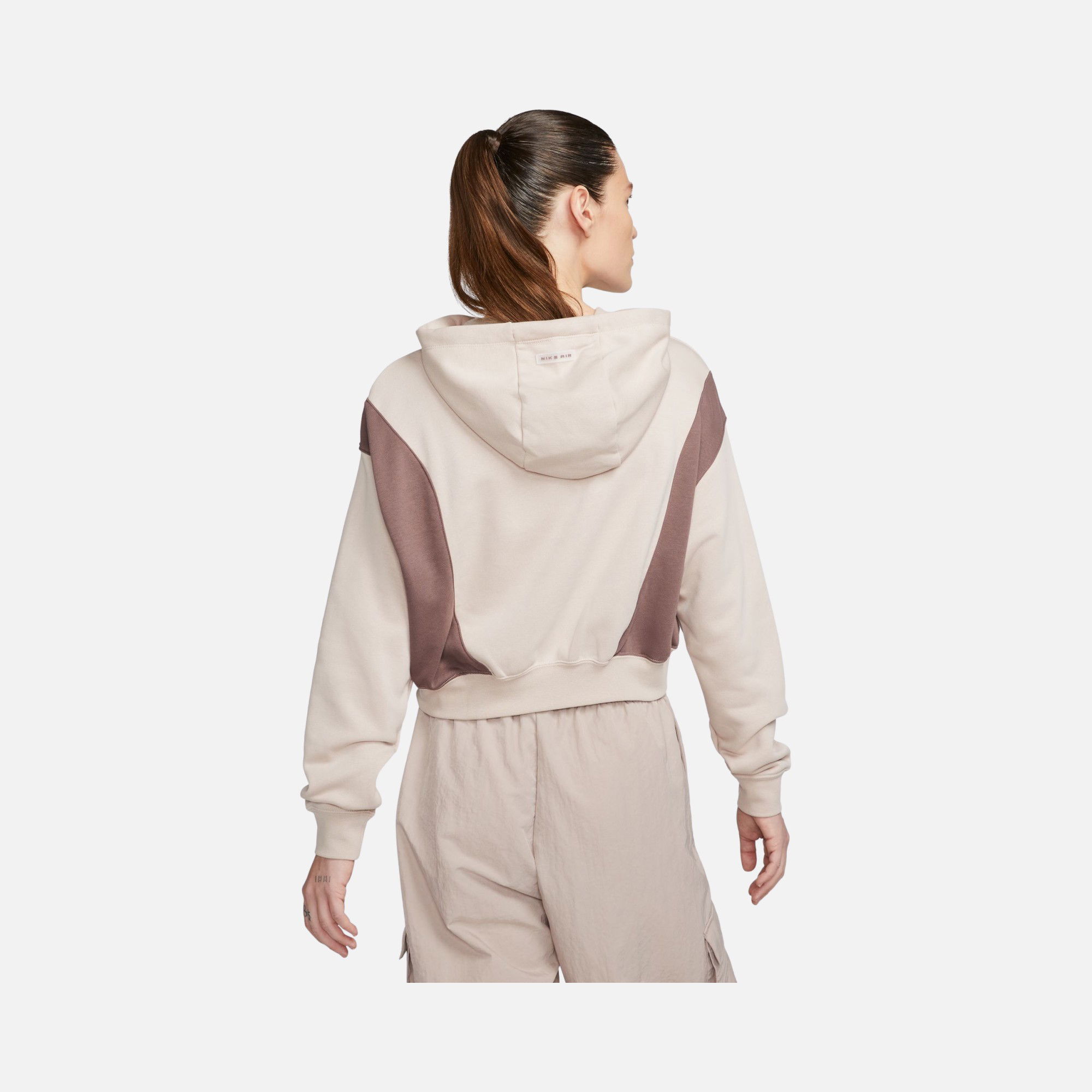 Nike Sportswear Air Oversized Crop Fleece Hoodie Kadın Sweatshirt
