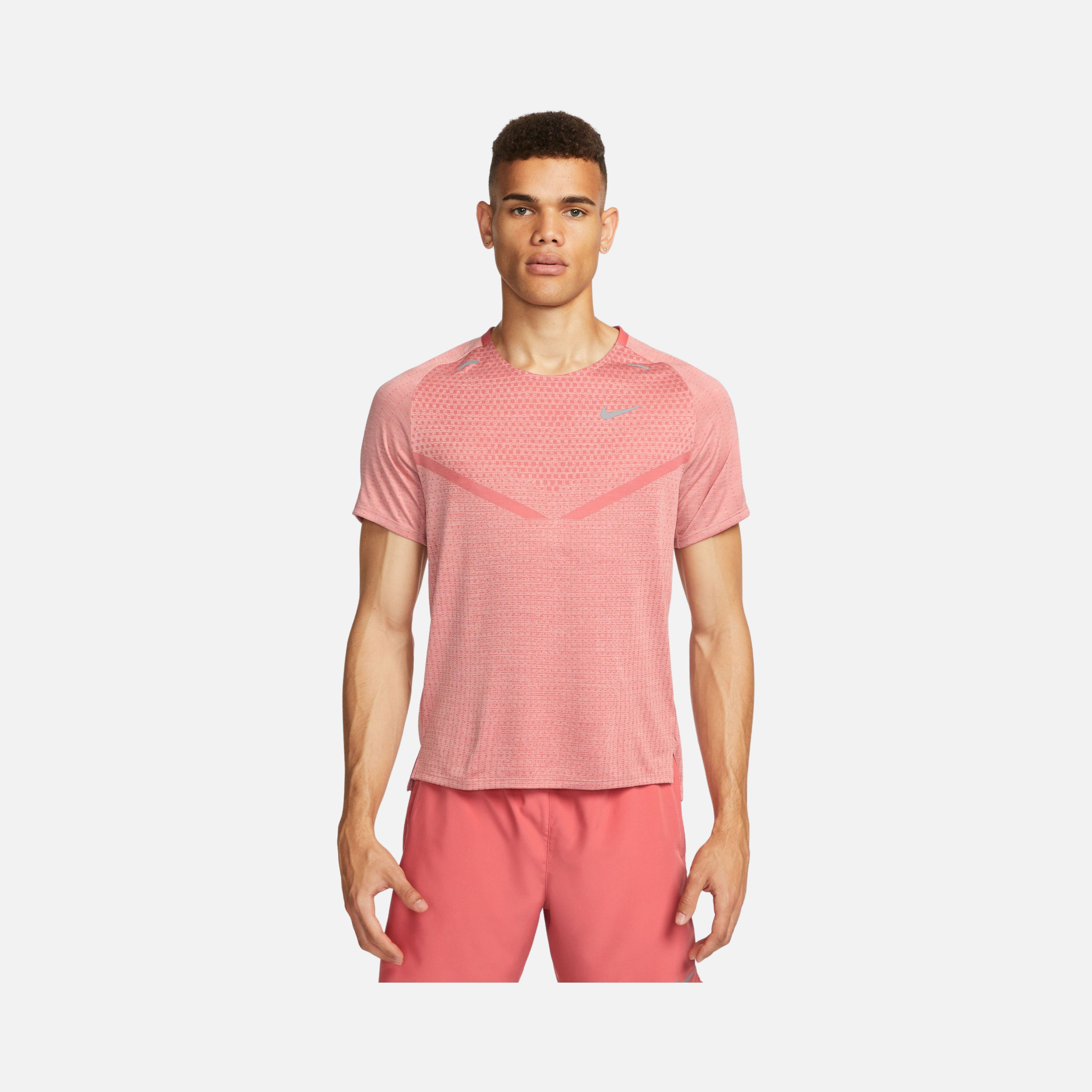 Nike Dri-Fit ADV TechKnit Ultra Running Short-Sleeve Erkek Tişört