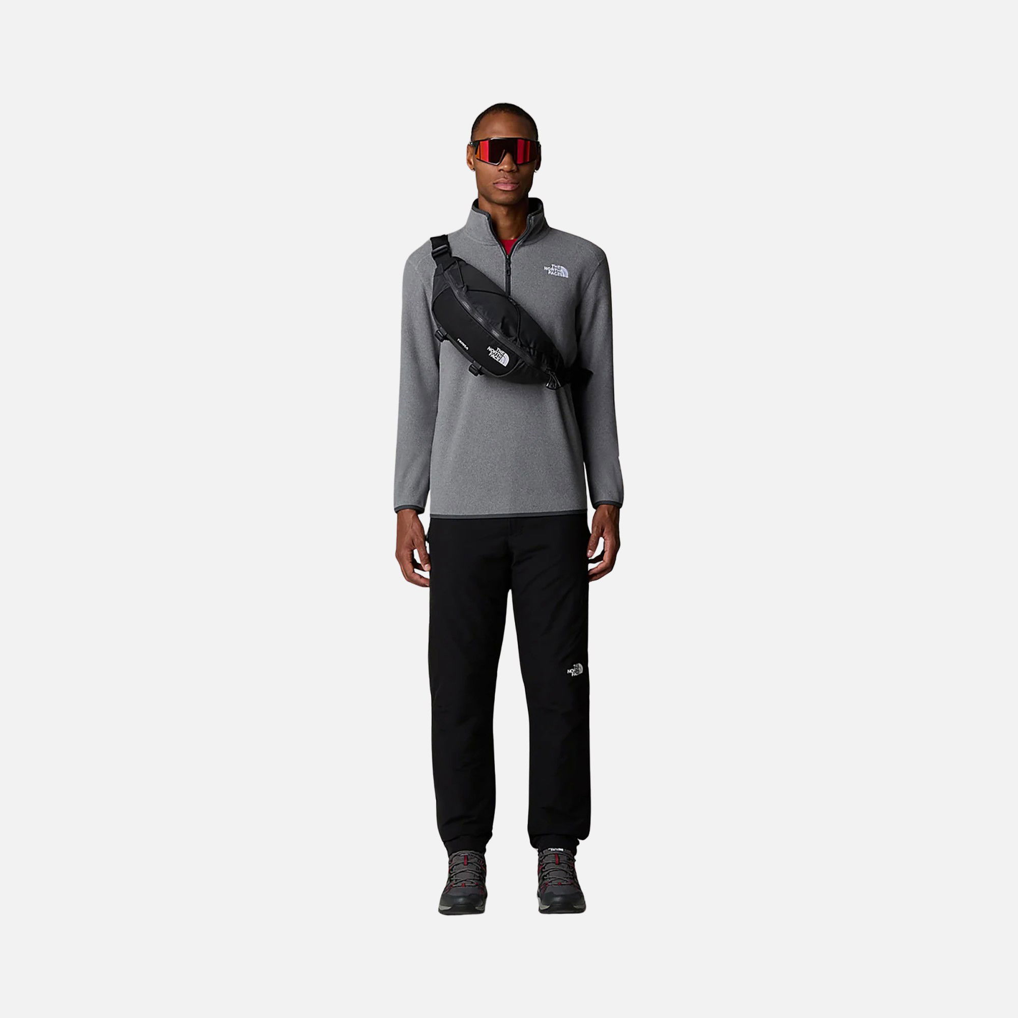North Face 100 Glacier Fleece 1/4 Zip Erkek Sweatshirt