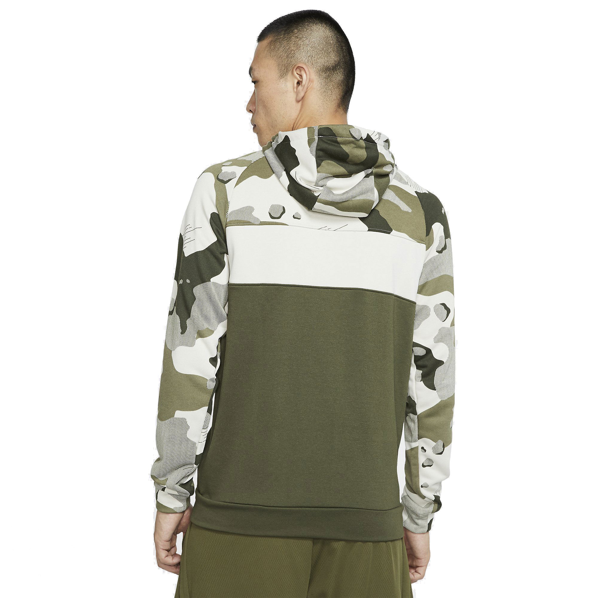 Nike Dri-Fit Fleece Camouflage Training Hoodie Erkek Sweatshirt
