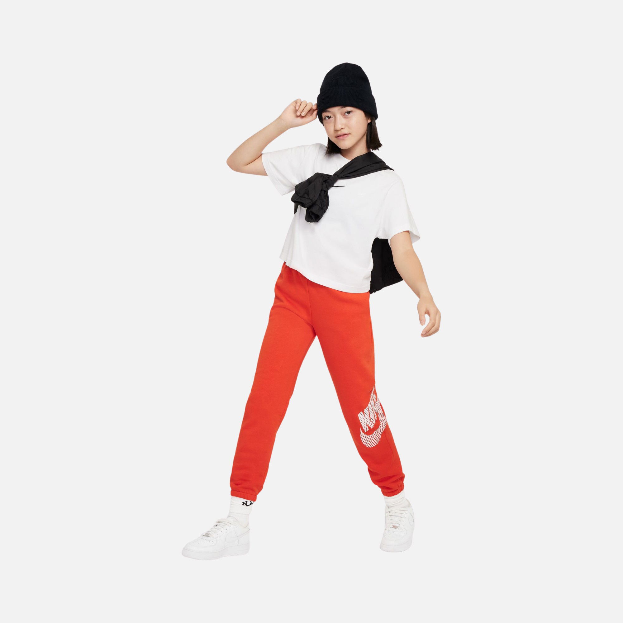 Nike Sportswear Oversized Graphic Fleece Dance (Girls') Çocuk Eşofman Altı