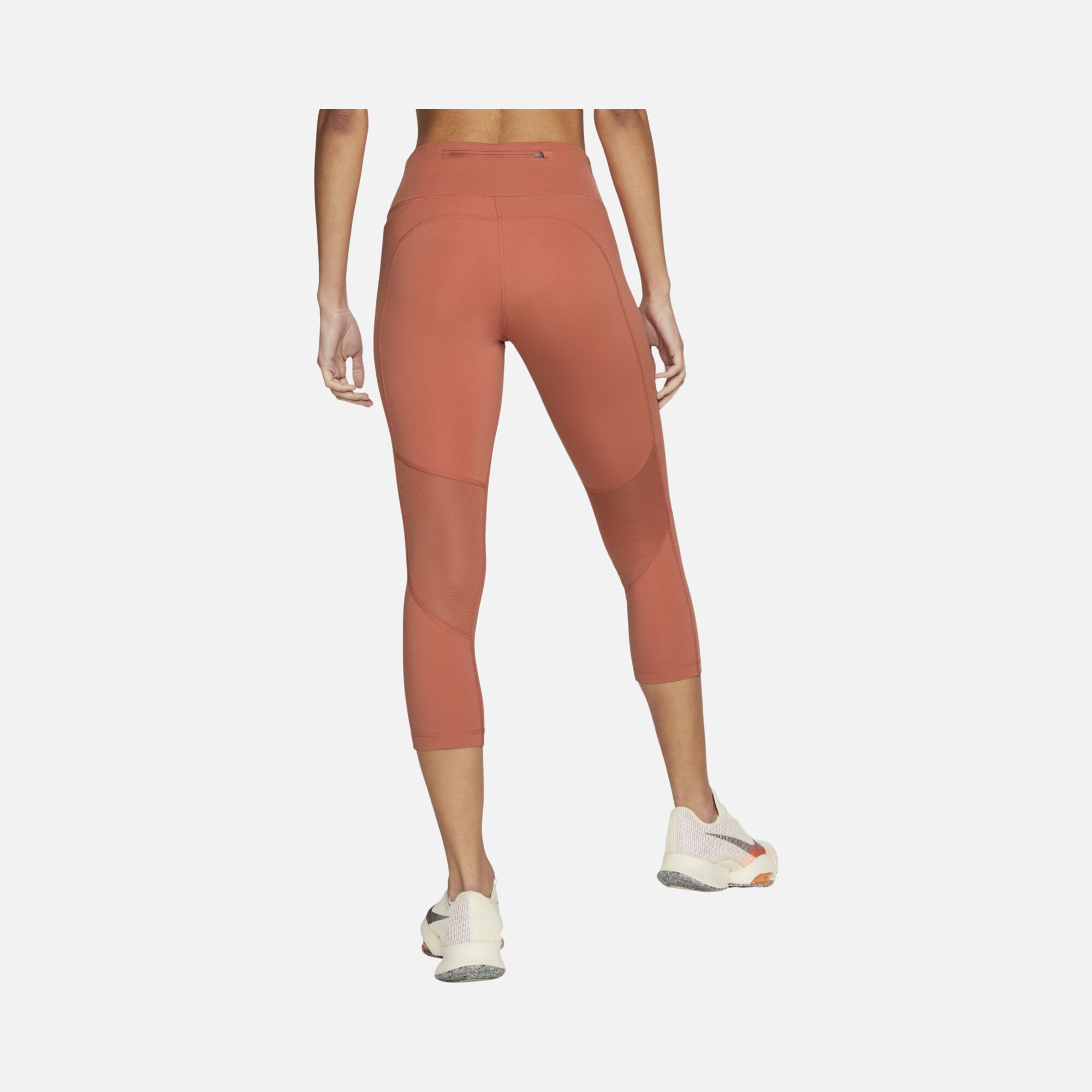 Nike Fast Mid-Rise Crop Running Kadın Tayt