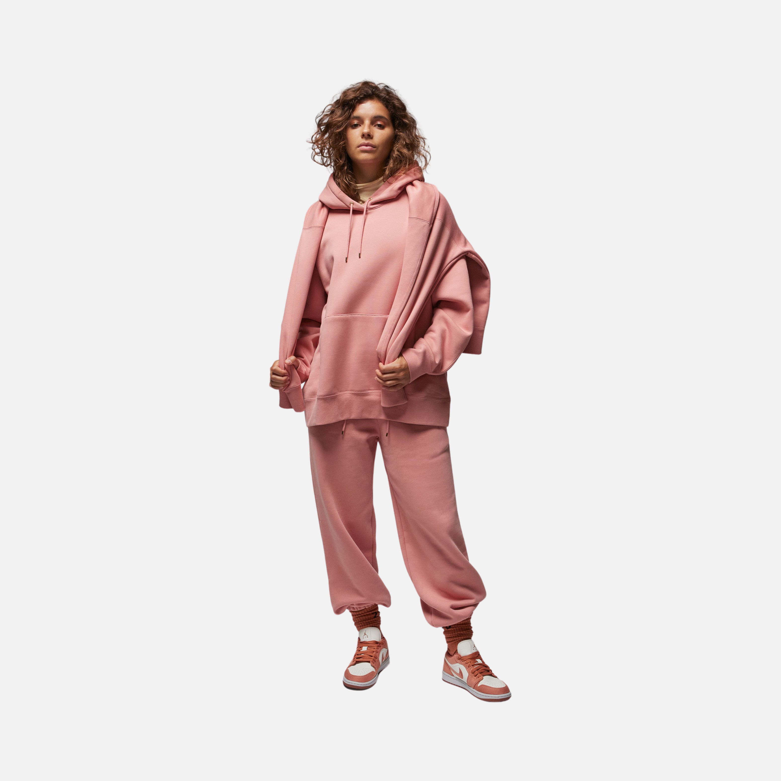 Nike Jordan Flight Fleece Oversized Pullover Hoodie Kadın Sweatshirt