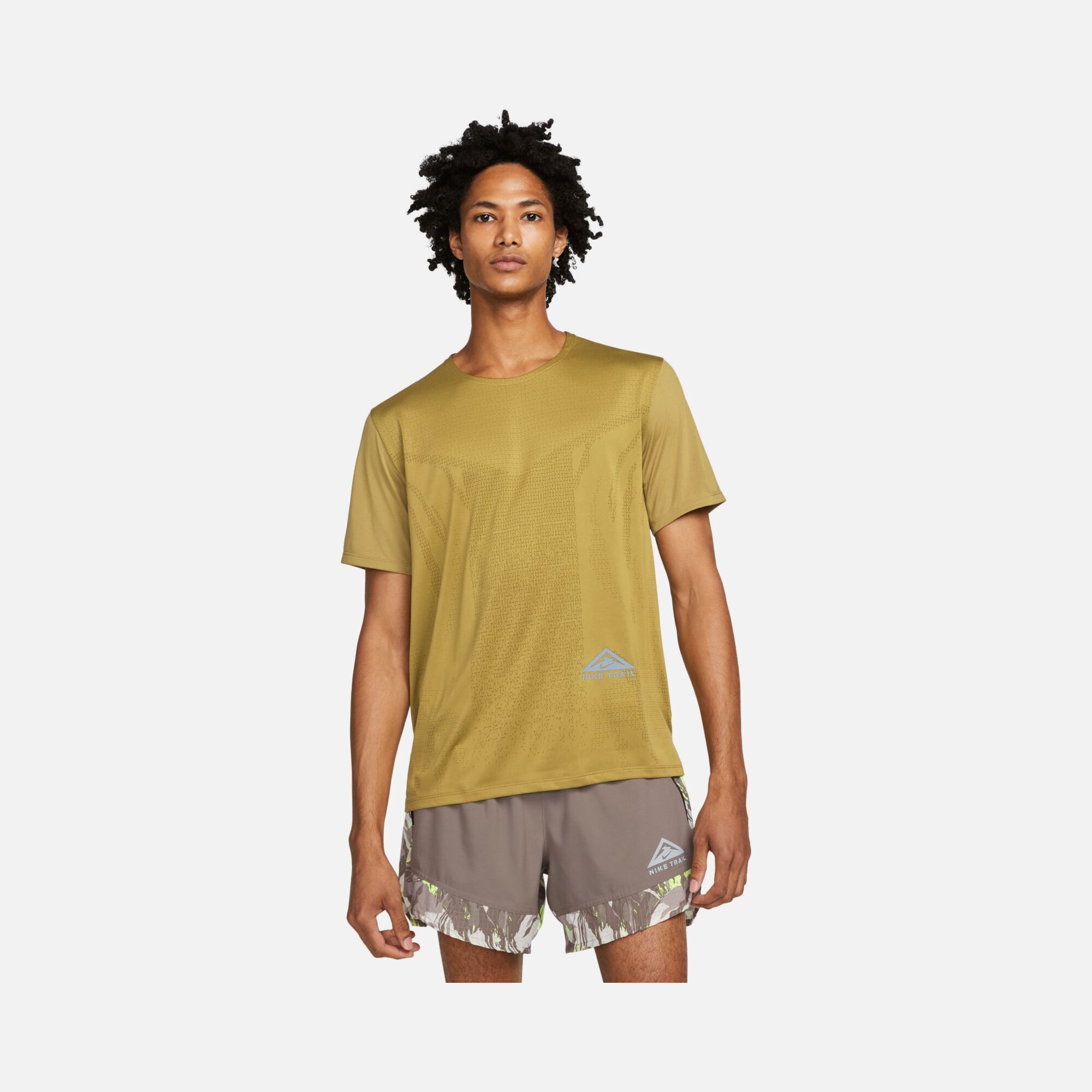 Nike Dri-Fit Rise 365 Trail Running Short-Sleeve Erkek Tişört