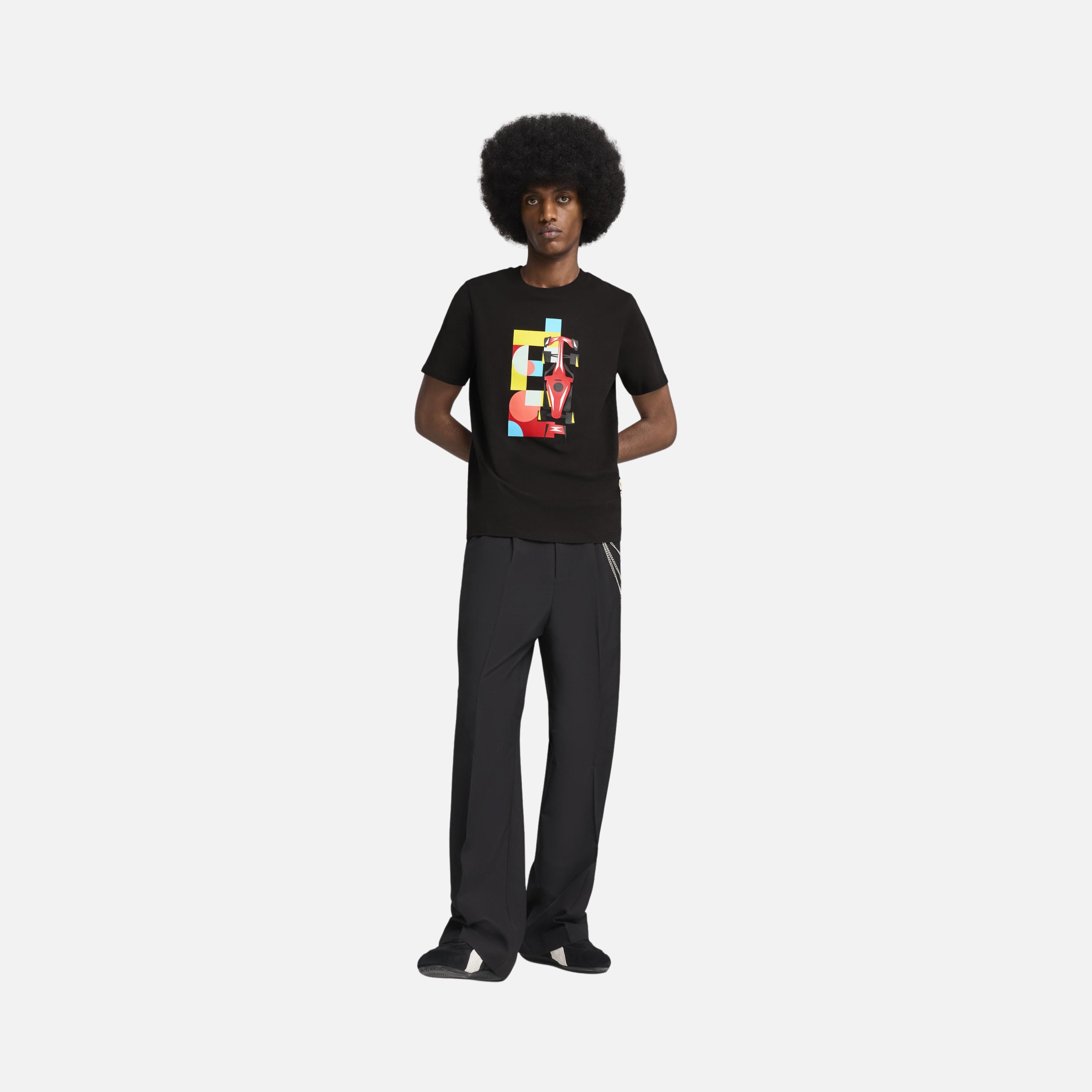Puma Scuderia Ferrari Race Graphic ''20th Anniversary Celebration'' Regular-Fit Short-Sleeve Erkek Tişört