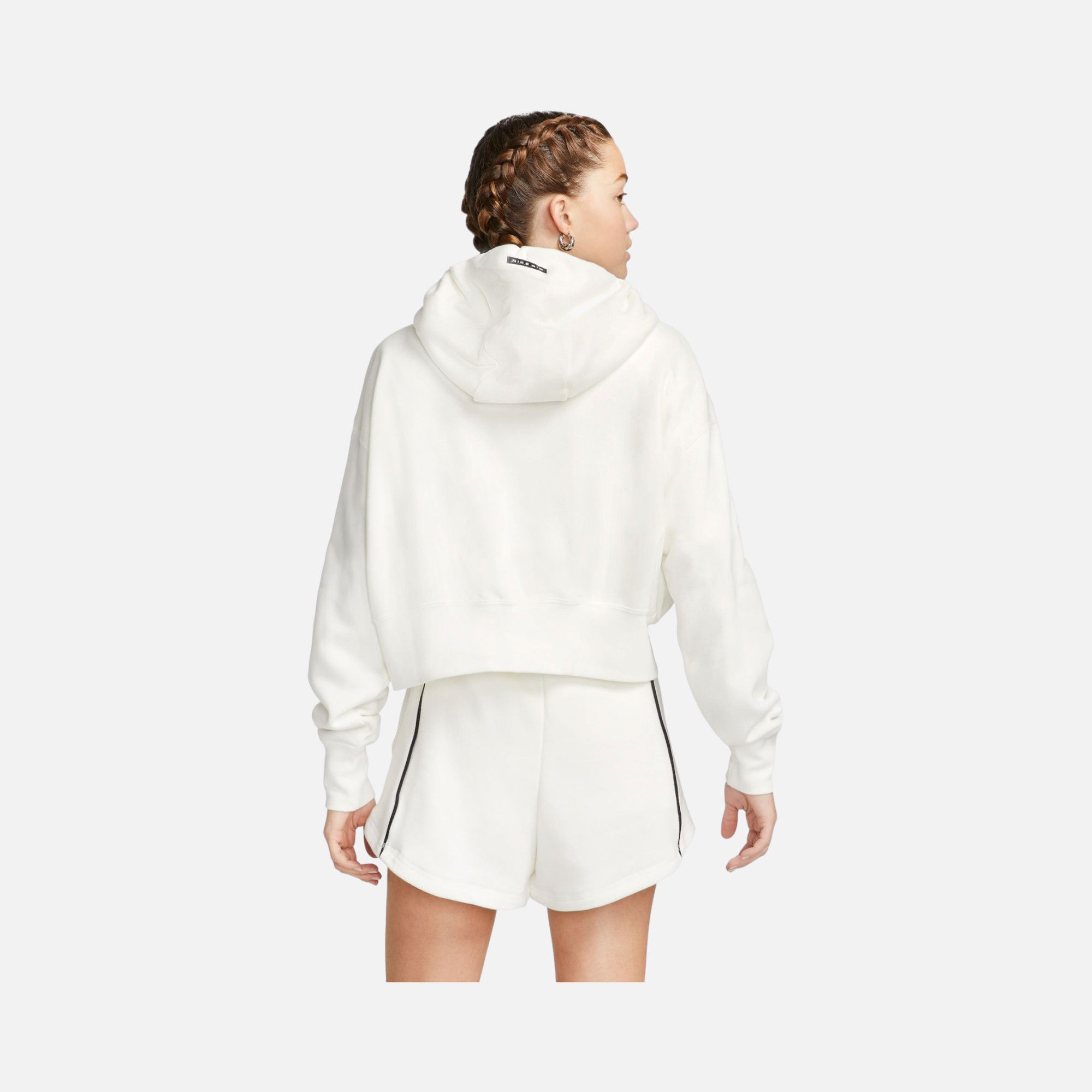 Nike Sportswear Air Fleece Cropped  Full-Zip Hoodie Kadın Sweatshirt