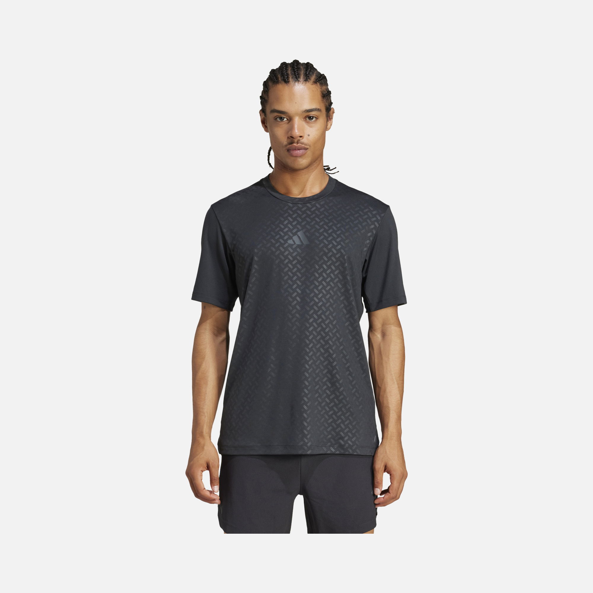 adidas Climacool Power 3-Stripes Slim Cut Gym & Training Short-Sleeve Erkek Tişört