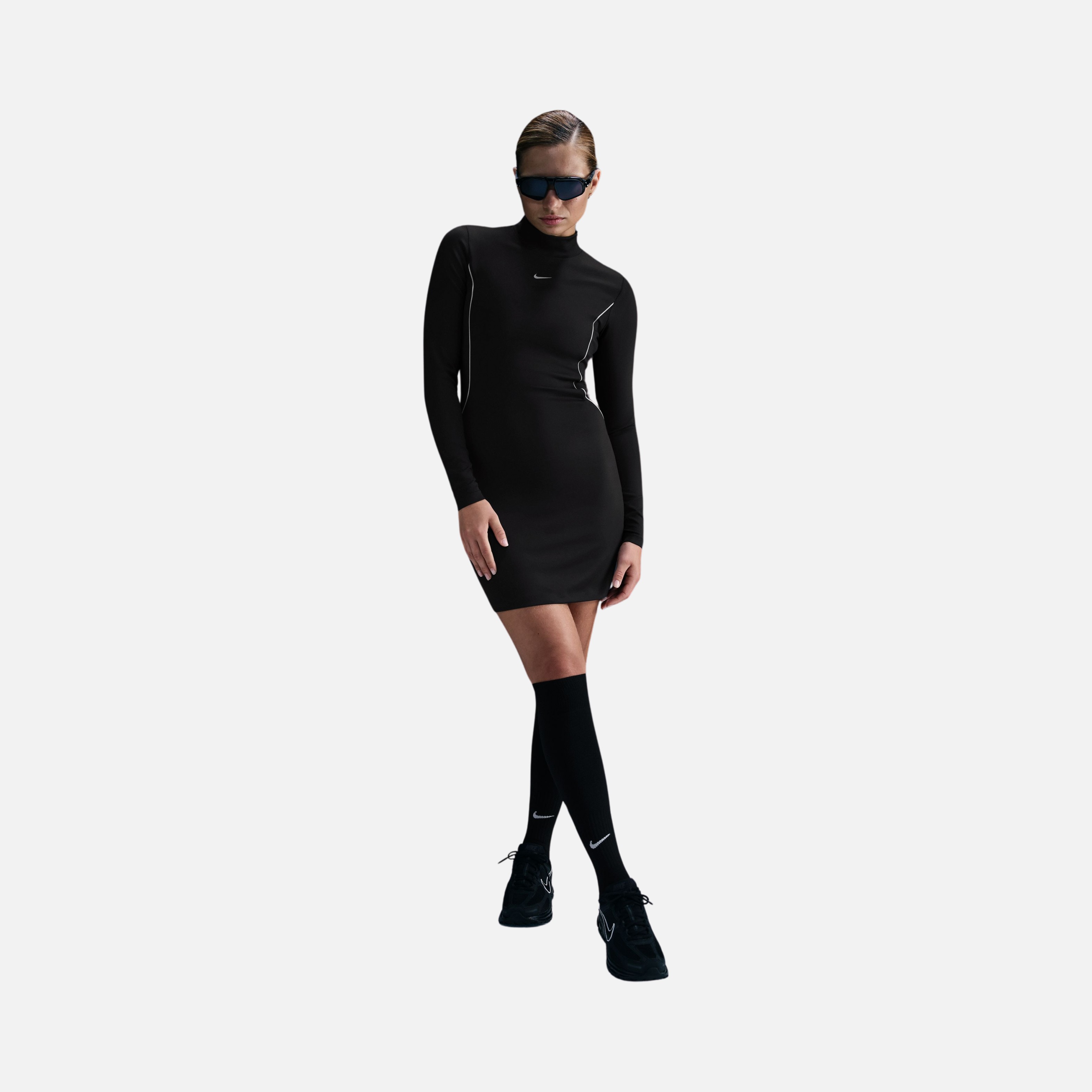 Nike Sportswear Gel Fitted Long Sleeve Kadın Elbise