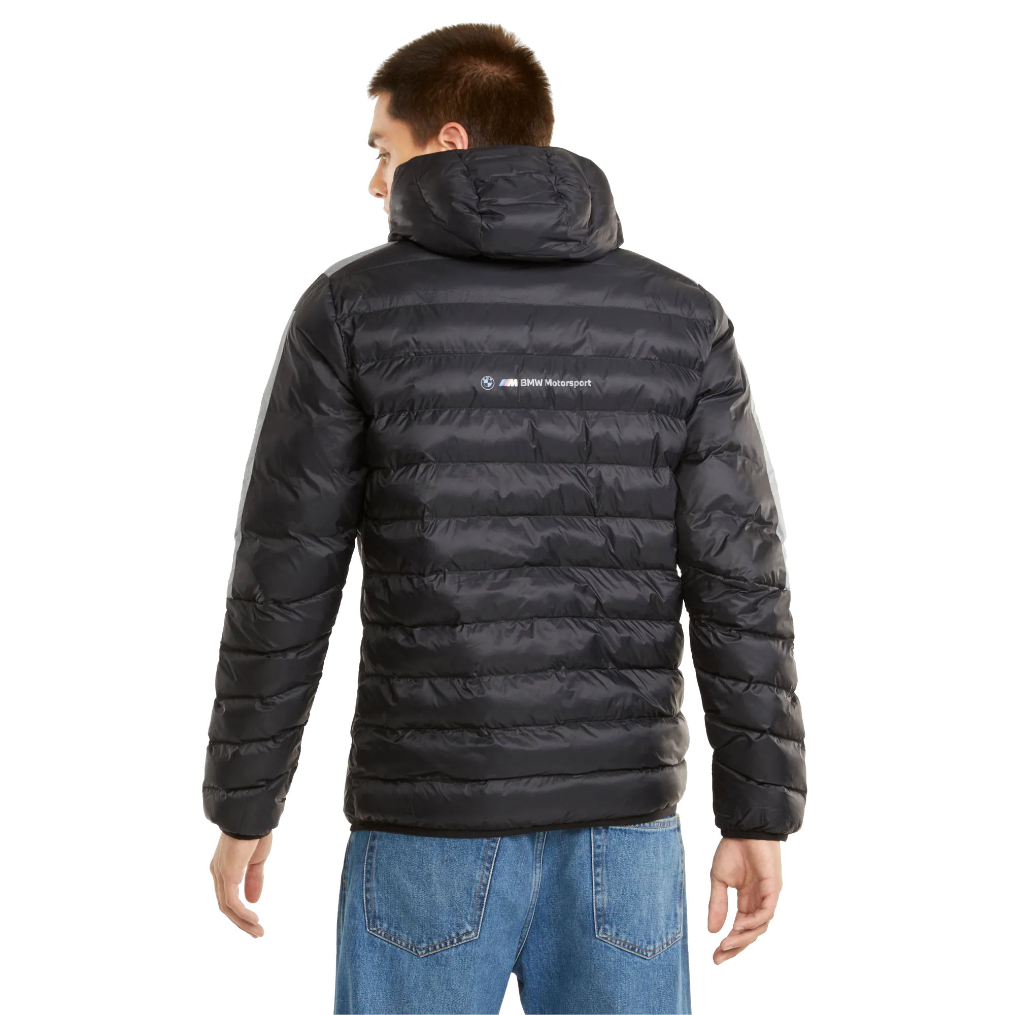 Puma BMW M Motorsport T7 ECOLITE Down Full-Zip Hoodie Erkek Mont