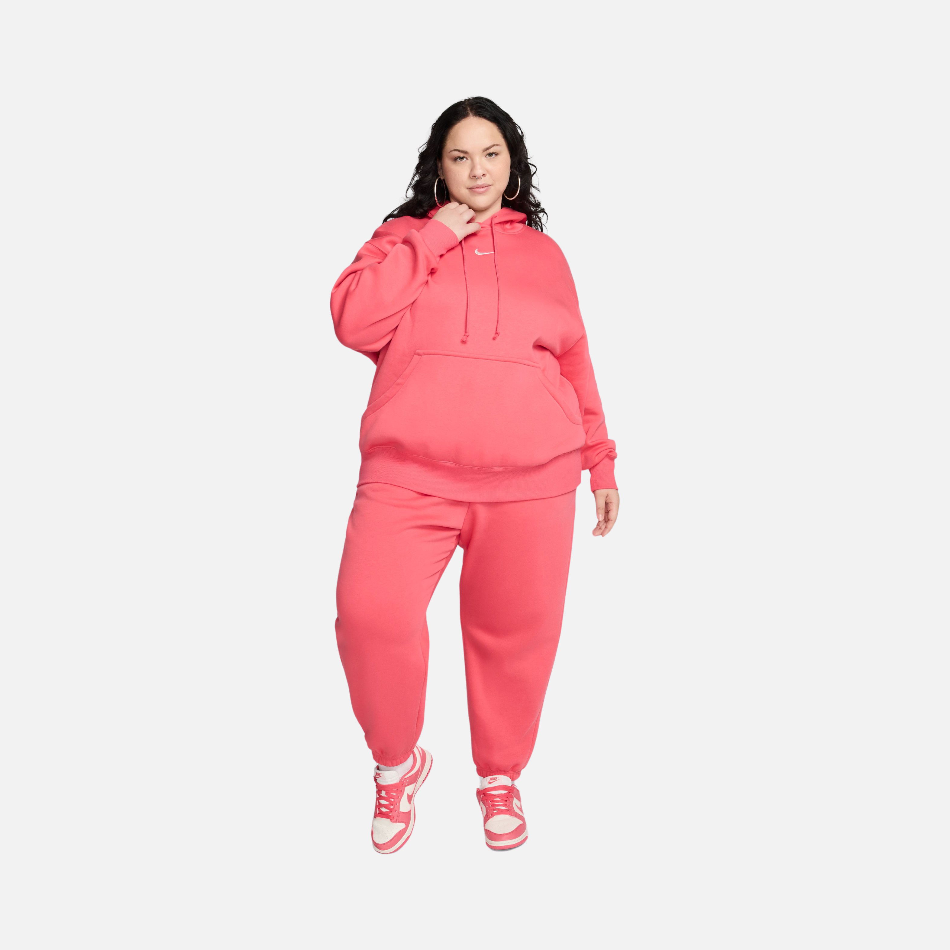 Nike Sportswear Phoenix Fleece Oversized Pullover Hoodie (Plus Size) Kadın Sweatshirt