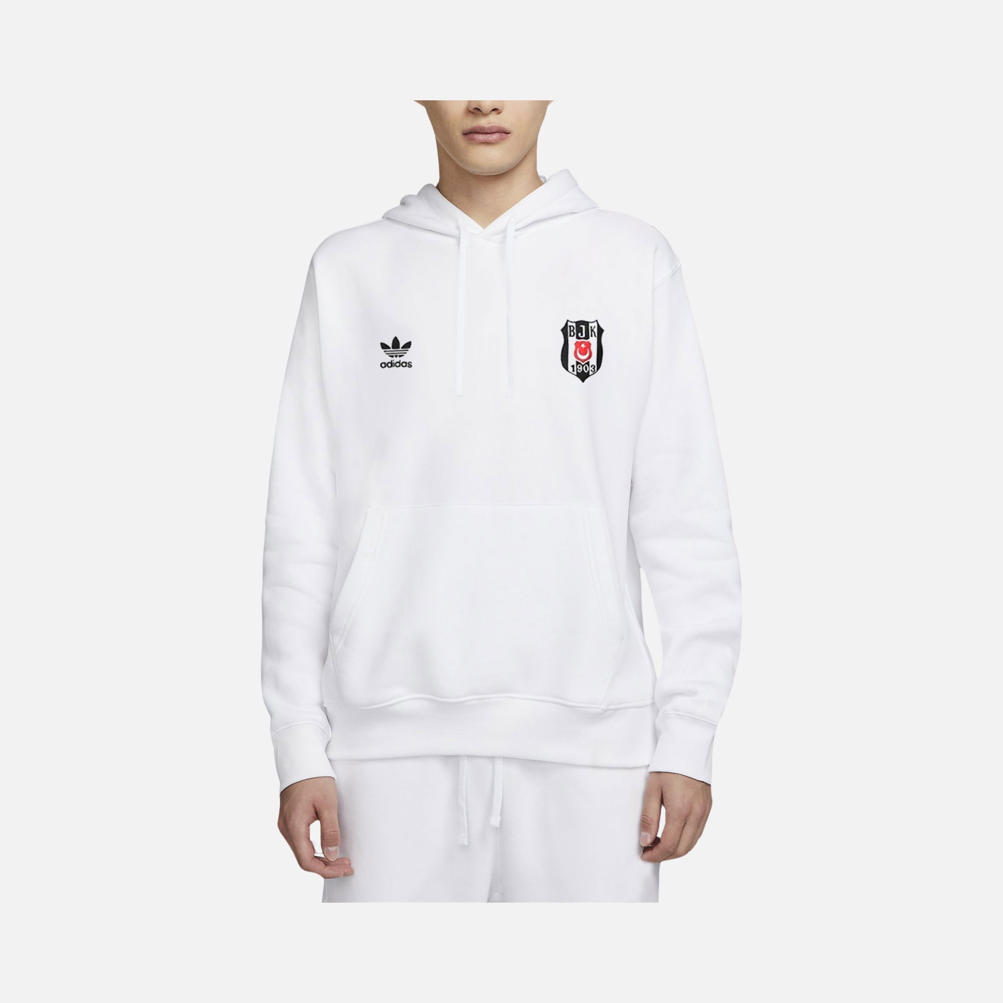 adidas Beşiktaş Originals Essential Hoodie Erkek Sweatshirt