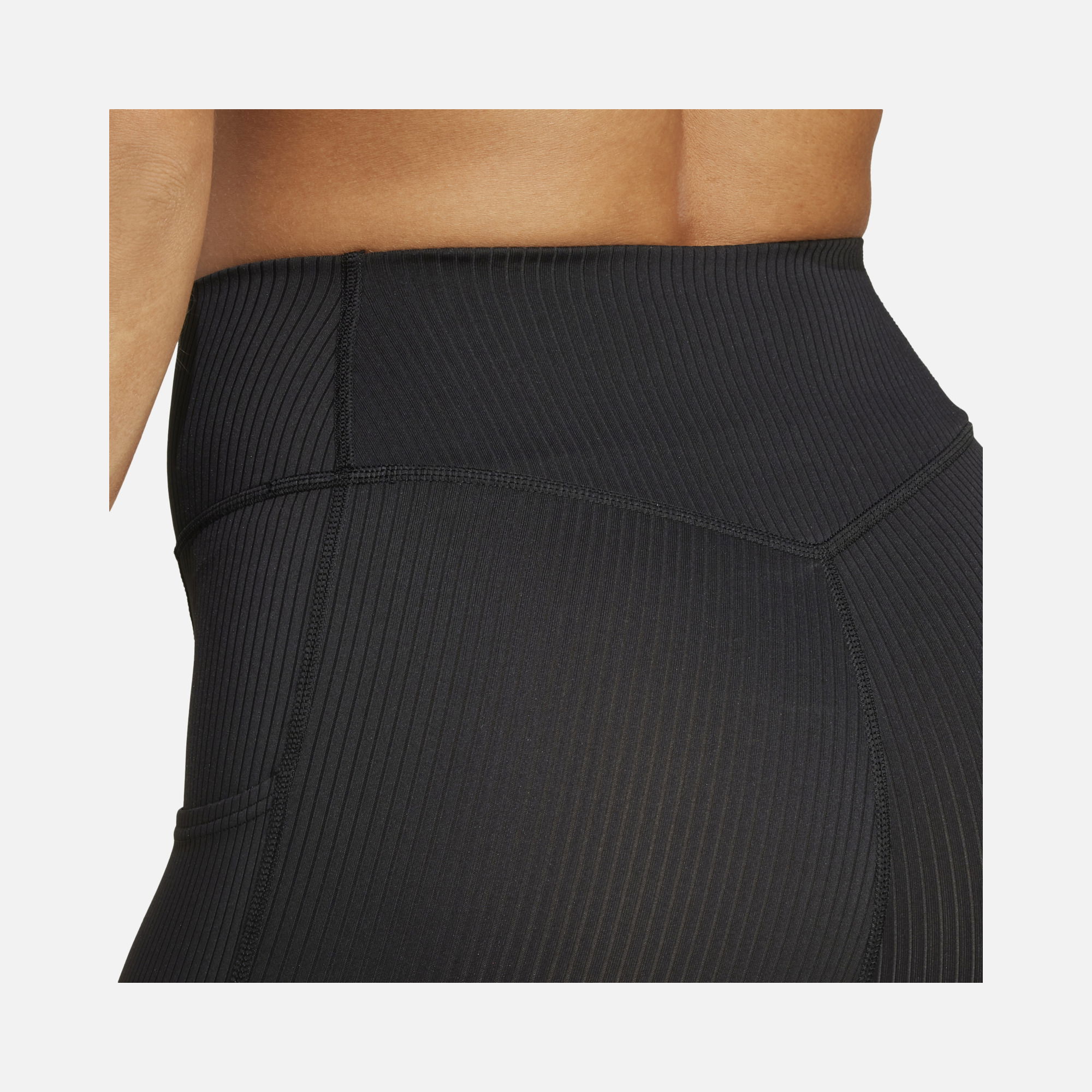 adidas Optime Rib LYCRA® Fabric High Waist 7/8 Gym & Training Kadın Tayt