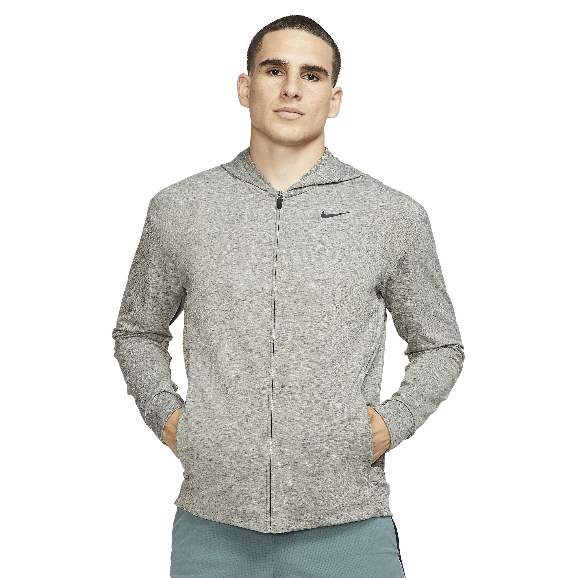 Nike Dri-Fit Full-Zip Yoga Training Hoodie Erkek Sweatshirt