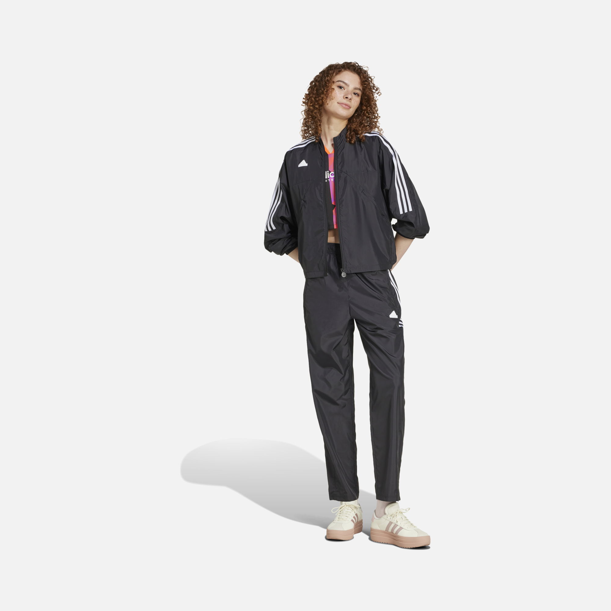 adidas Sportswear Tiro Cut 3-Stripes Summer Woven Mesh Lined Full-Zip Kadın Ceket
