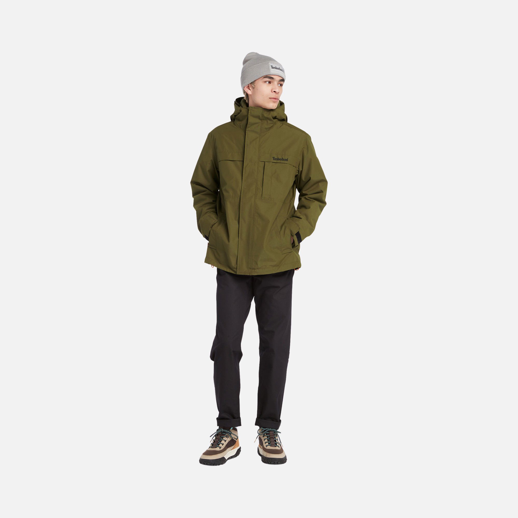 Timberland Sportswear Water Resistant 3in1 Full-Zip Hoodie Erkek Ceket