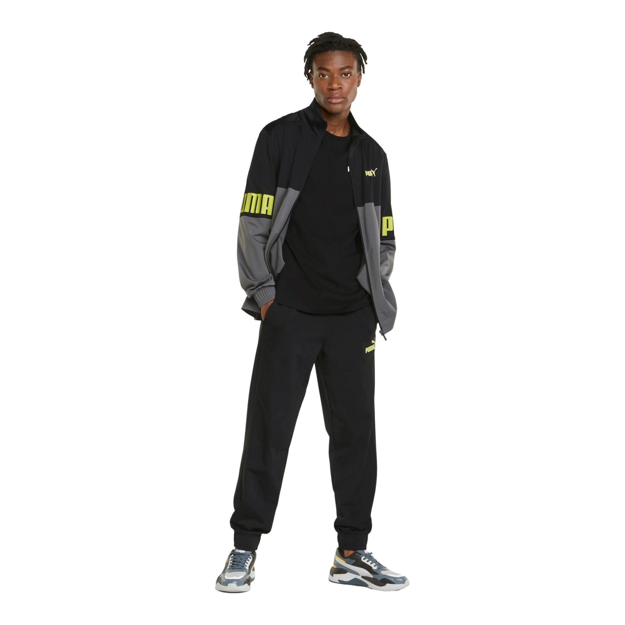 Puma Power Colorblock Poly Erkek Eşofman Takımı