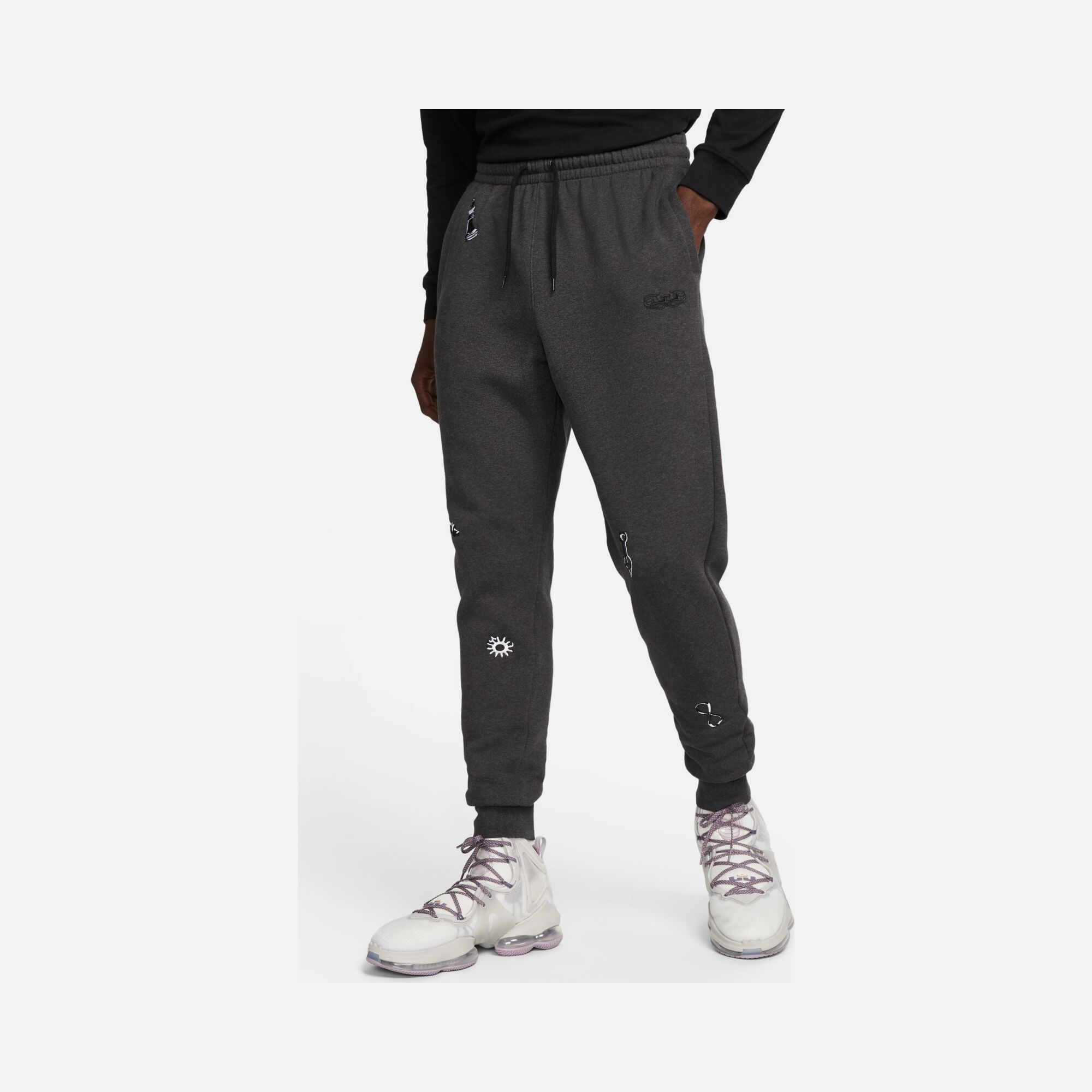 Nike LeBron Fleece Chess and Clock Graphic Erkek Eşofman Altı