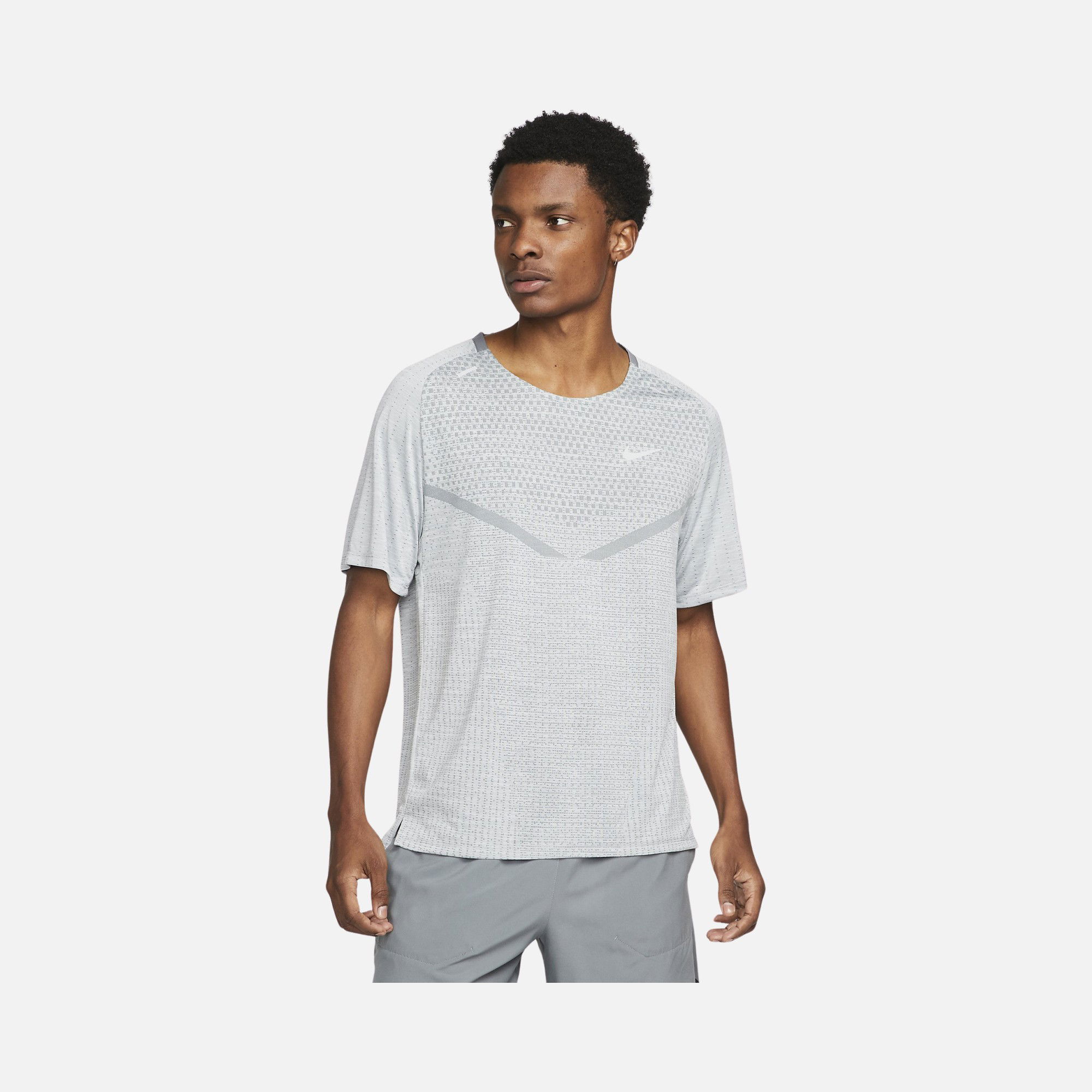 Nike Dri-Fit ADV TechKnit Ultra Running Short-Sleeve Erkek Tişört