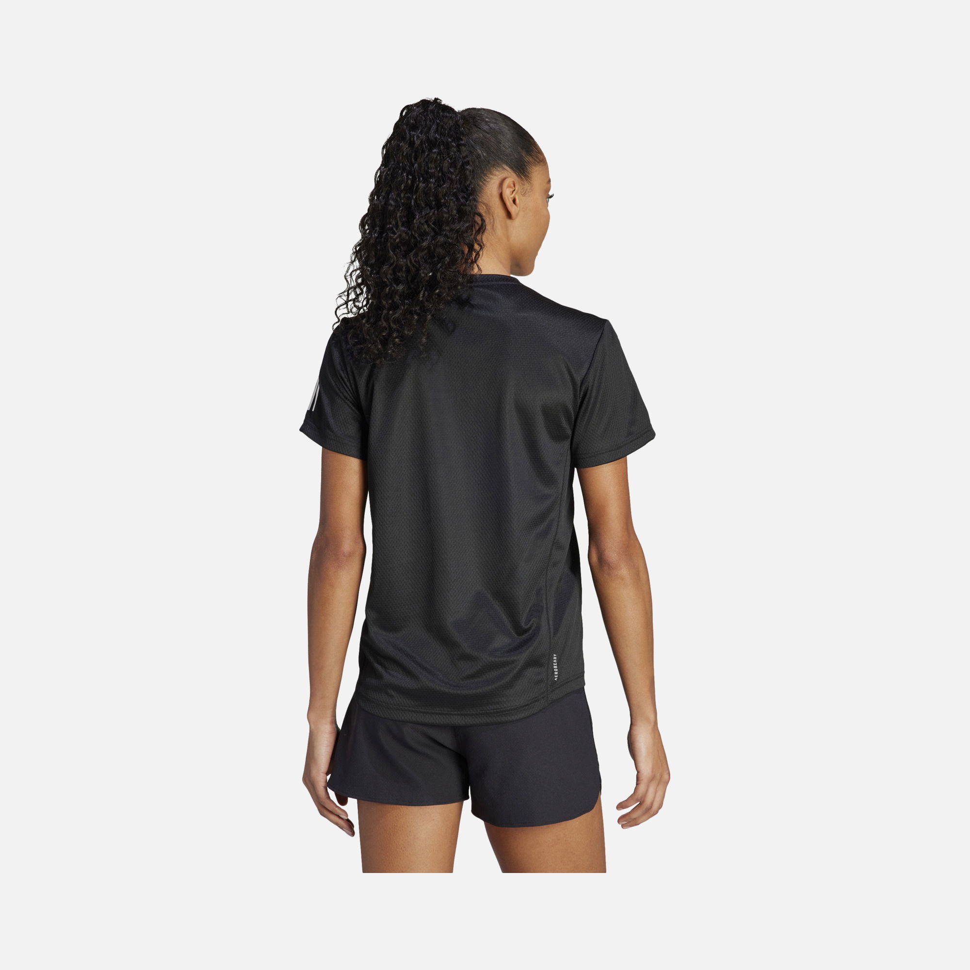 adidas Aeroready Own The 3-Stripes Running Short-Sleeve Kadın Tişört