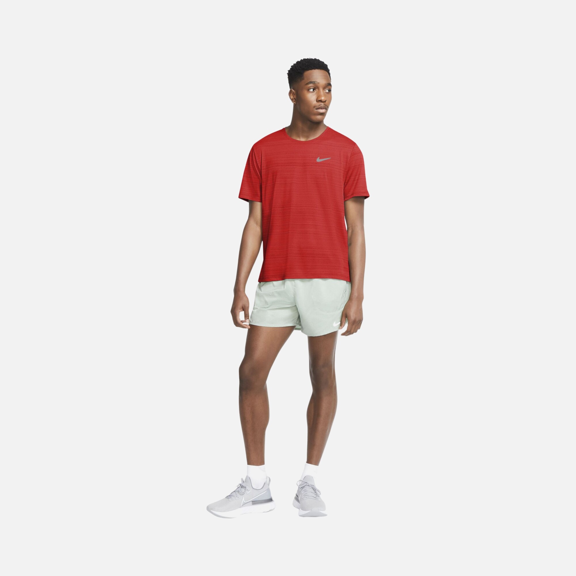 Nike Dri-Fit Miler Running Short-Sleeve Erkek Tişört