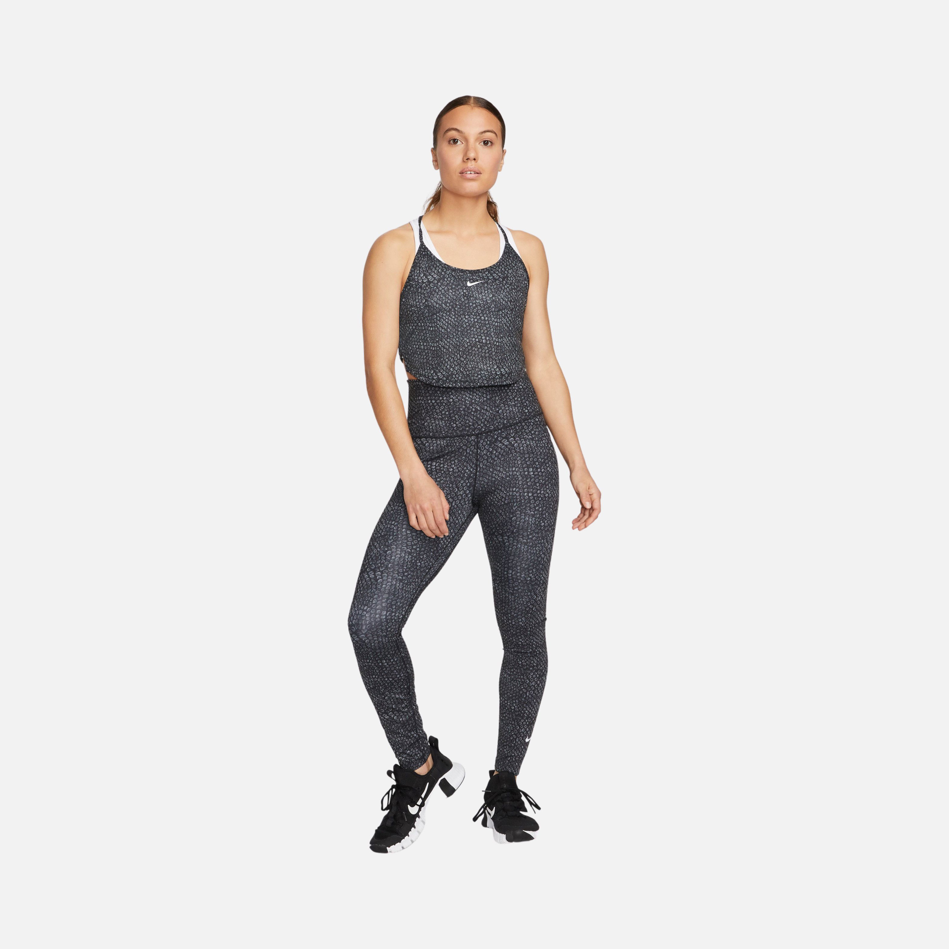Nike Dri-Fit One Printed Crop Training Kadın Atlet