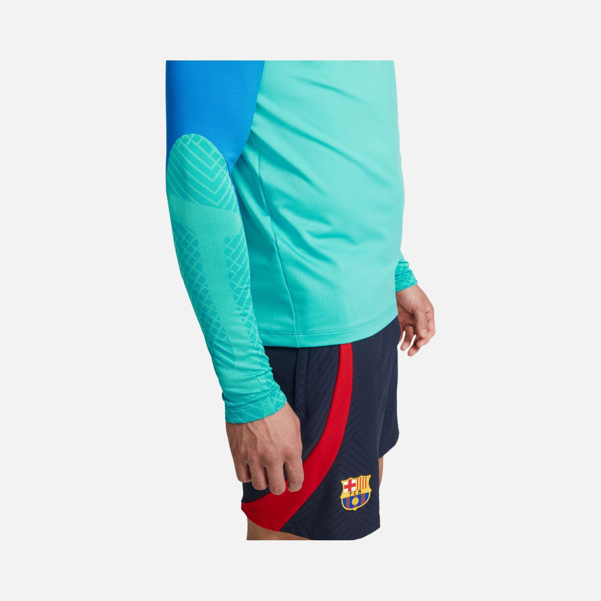 Nike F.C. Barcelona Dri-Fit Strike Football Drill Long-Sleeve Erkek Tişört