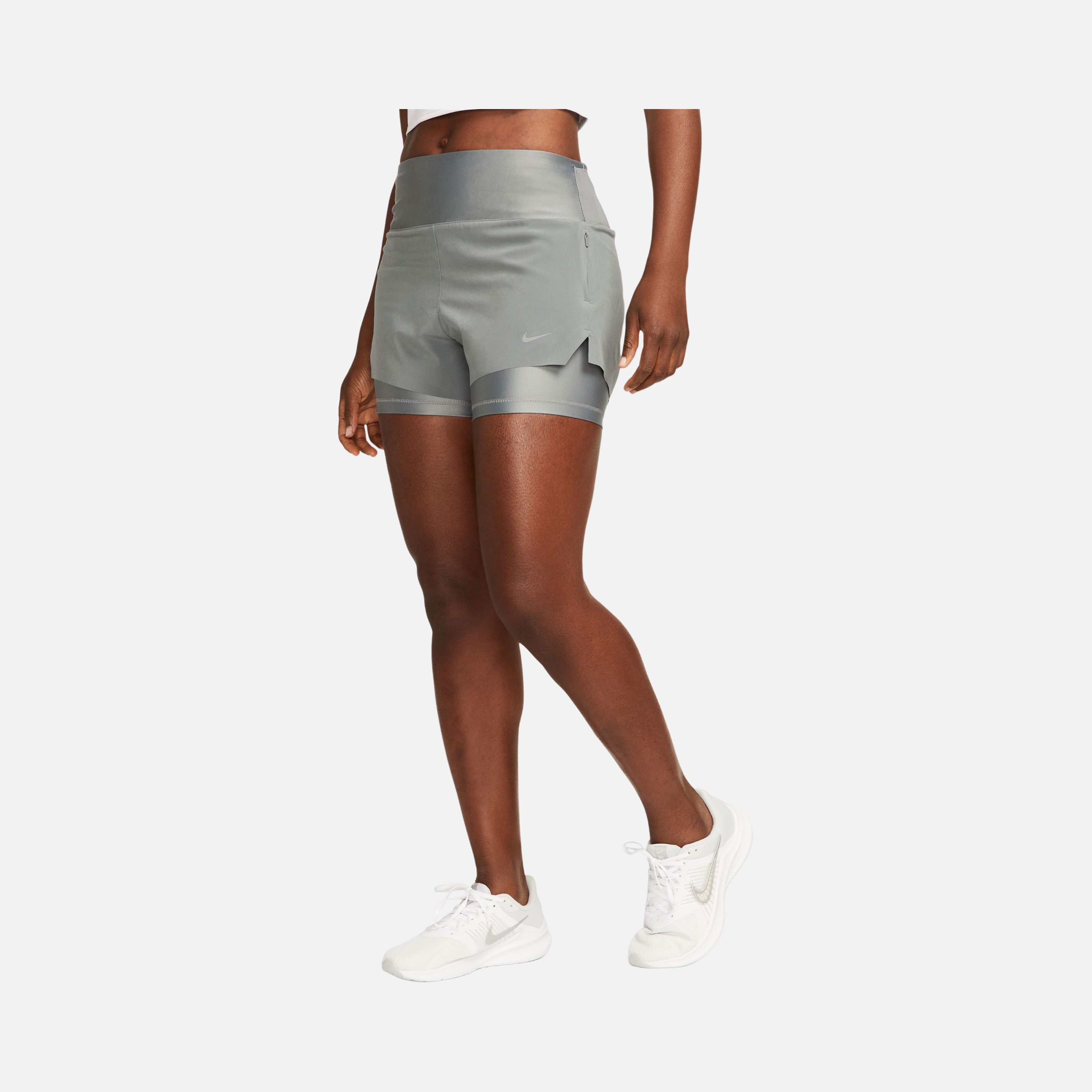 Nike Dri-Fit Swift Mid-Rise 8cm (approx.) 2-in-1 Running Kadın Şort
