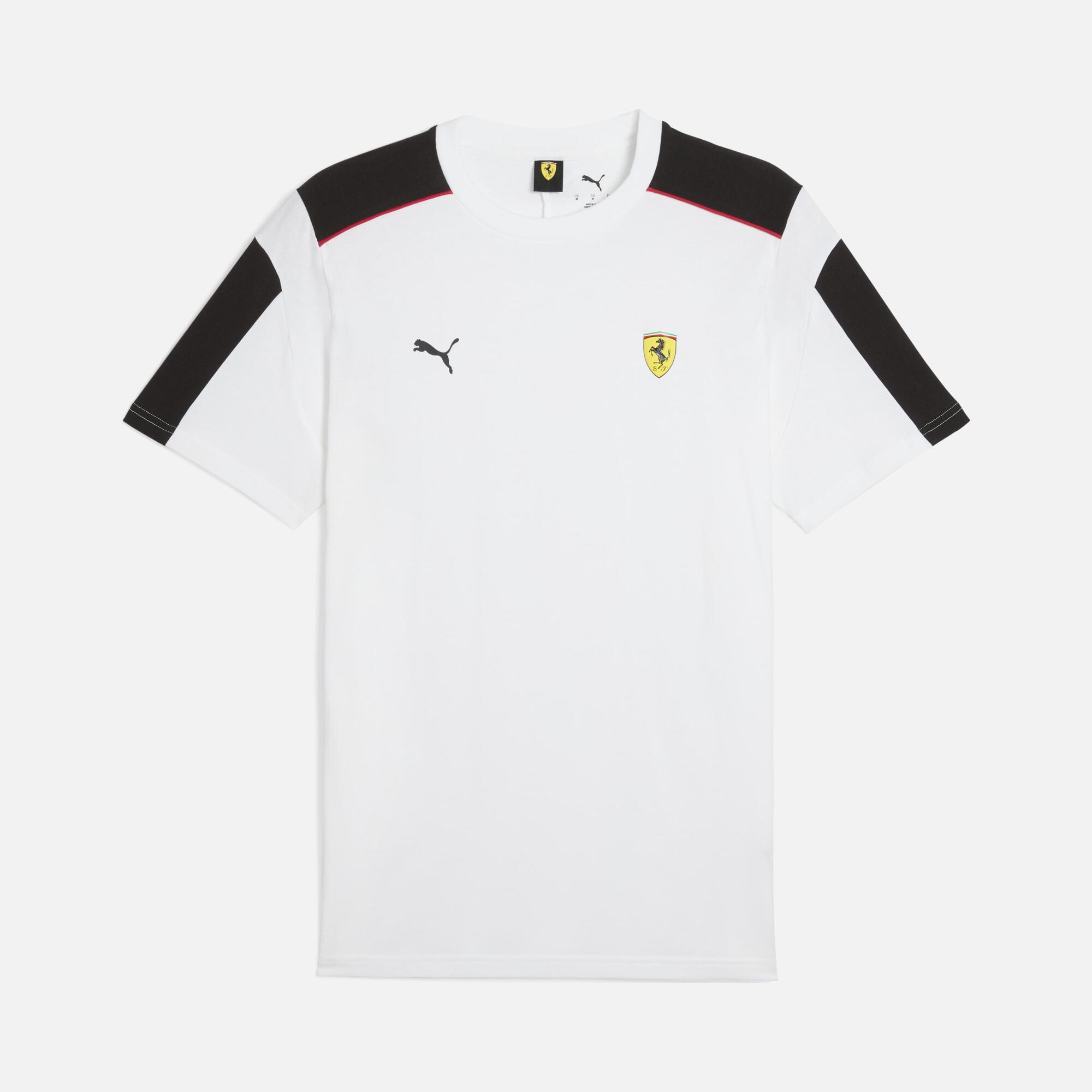 Puma Scuderia Ferrari Race MT7 Colorblock Short-Sleeve Erkek Tişört