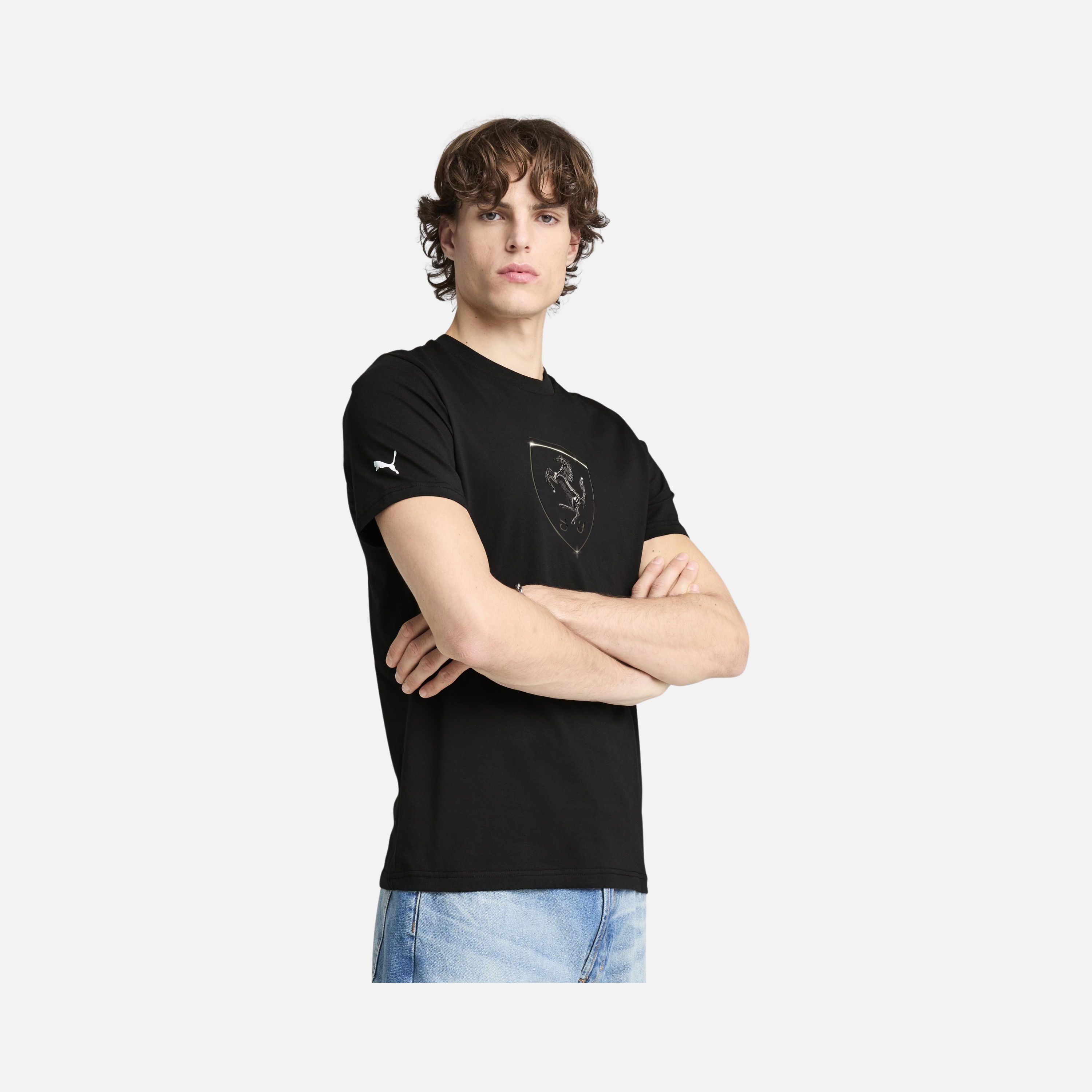 Puma Scuderia Ferrari Race Tonal Big Shield Graphic Regular-Fit Short-Sleeve Erkek Tişört