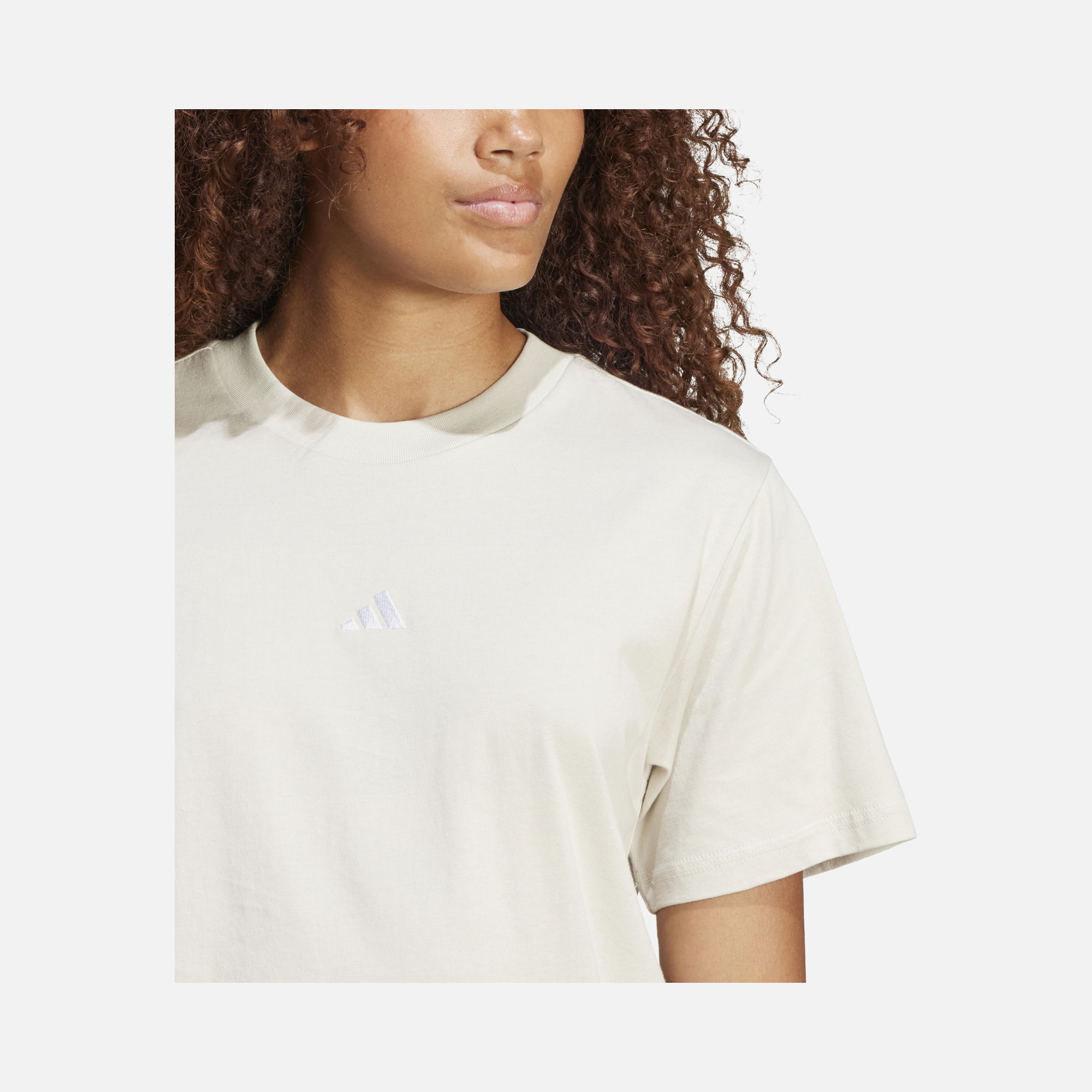 adidas Sportswear Essentials Small Logo Cotton Crew Neck Short-Sleeve Kadın Tişört