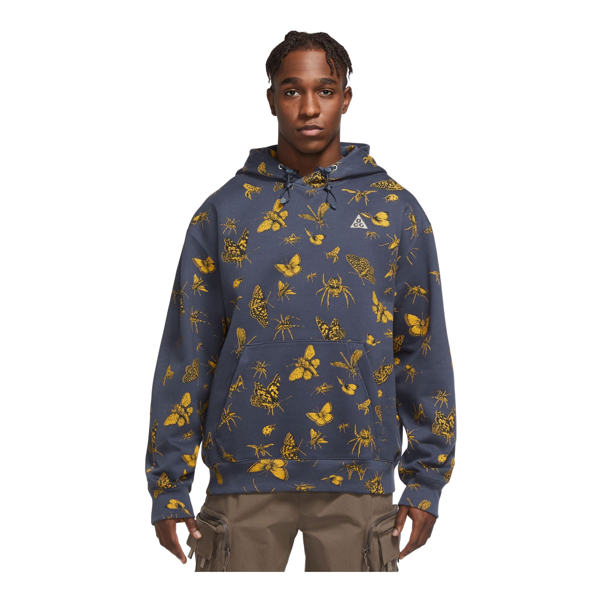 Nike ACG Therma-Fit "Bugs Grapgics'' Fleece Pullover Hoodie Unisex Sweatshirt