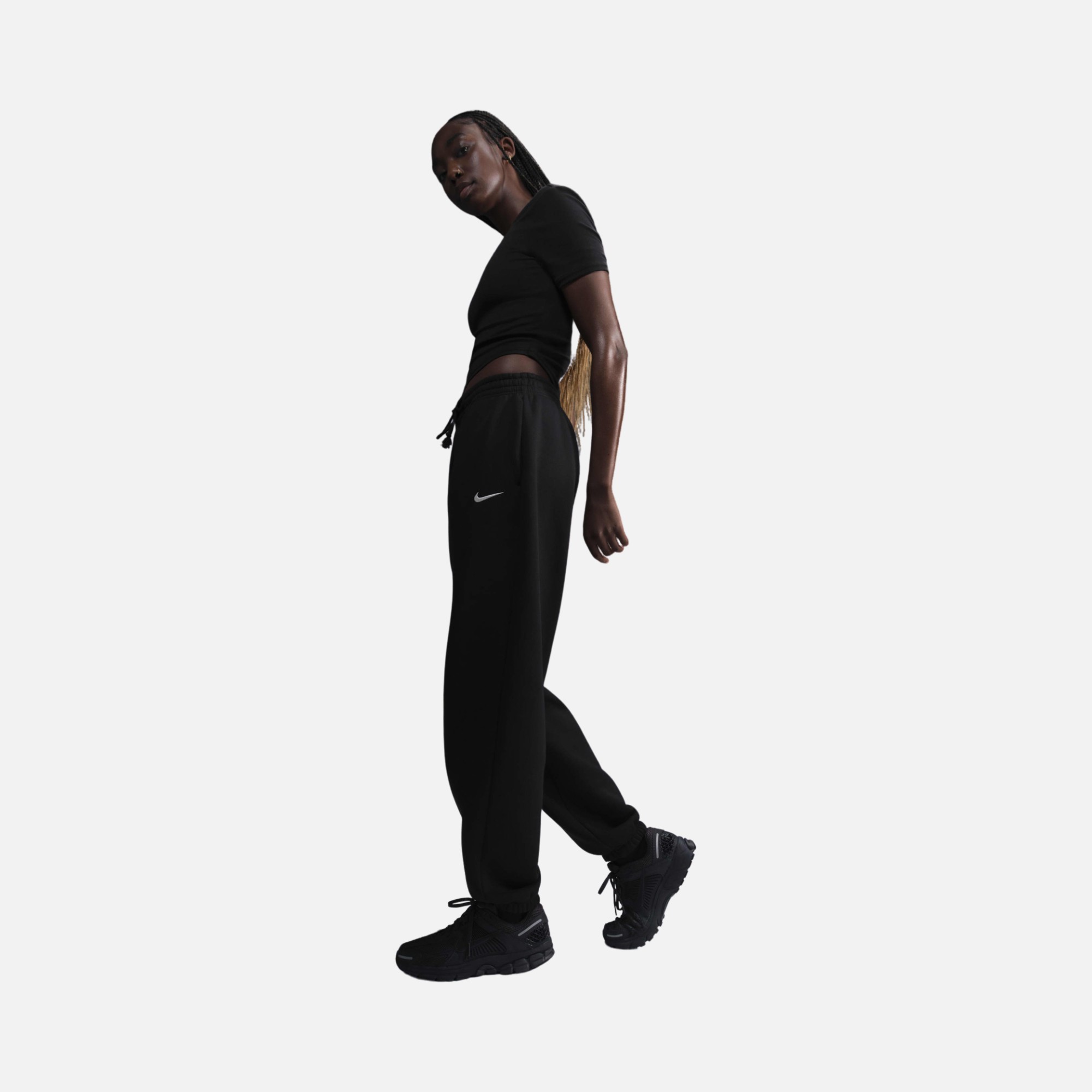 Nike Sportswear Phoenix Fleece High-Waisted Oversized Kadın Eşofman Altı