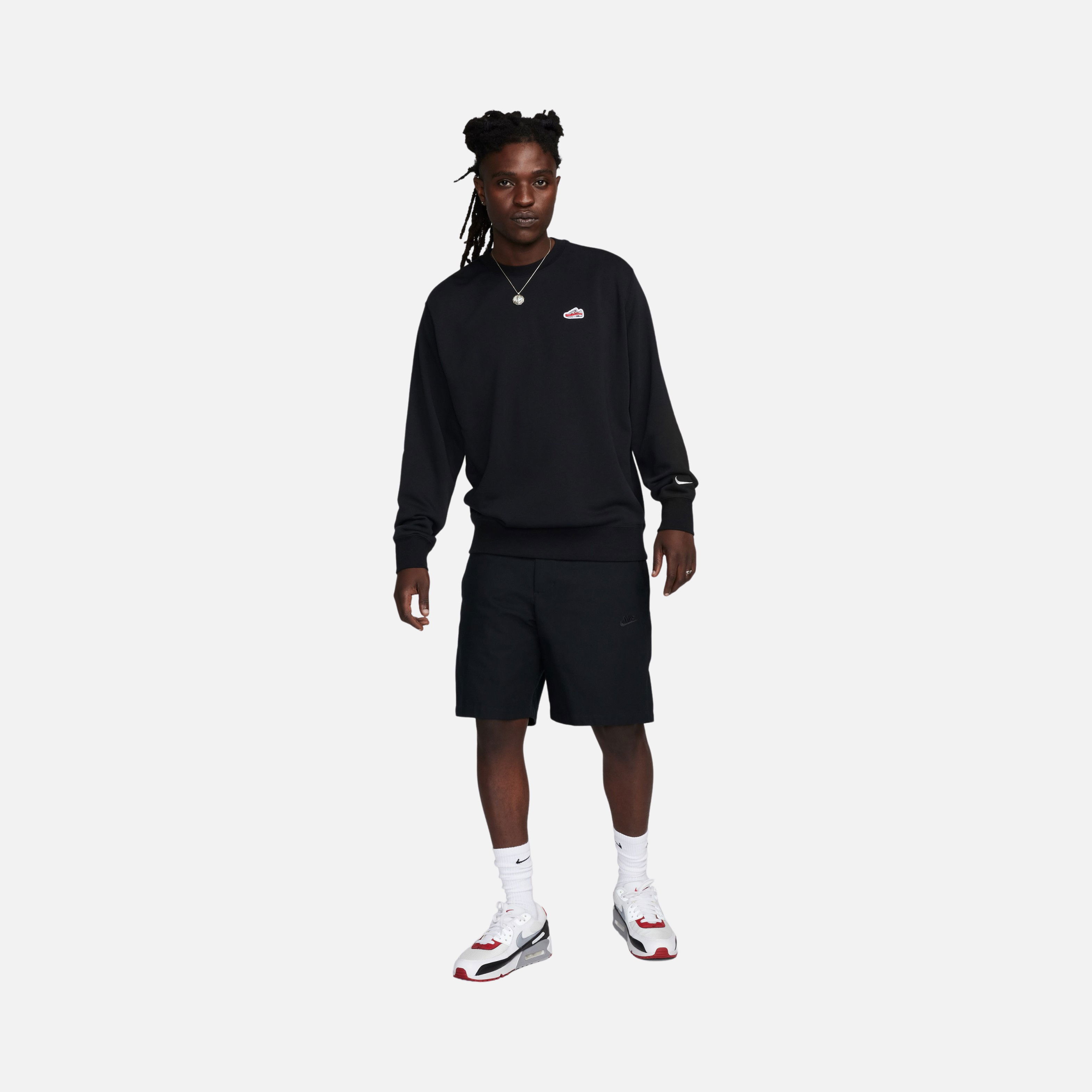 Nike Sportswear ''Air Max 1 Patch'' French Terry Crew-Neck Erkek Sweatshirt