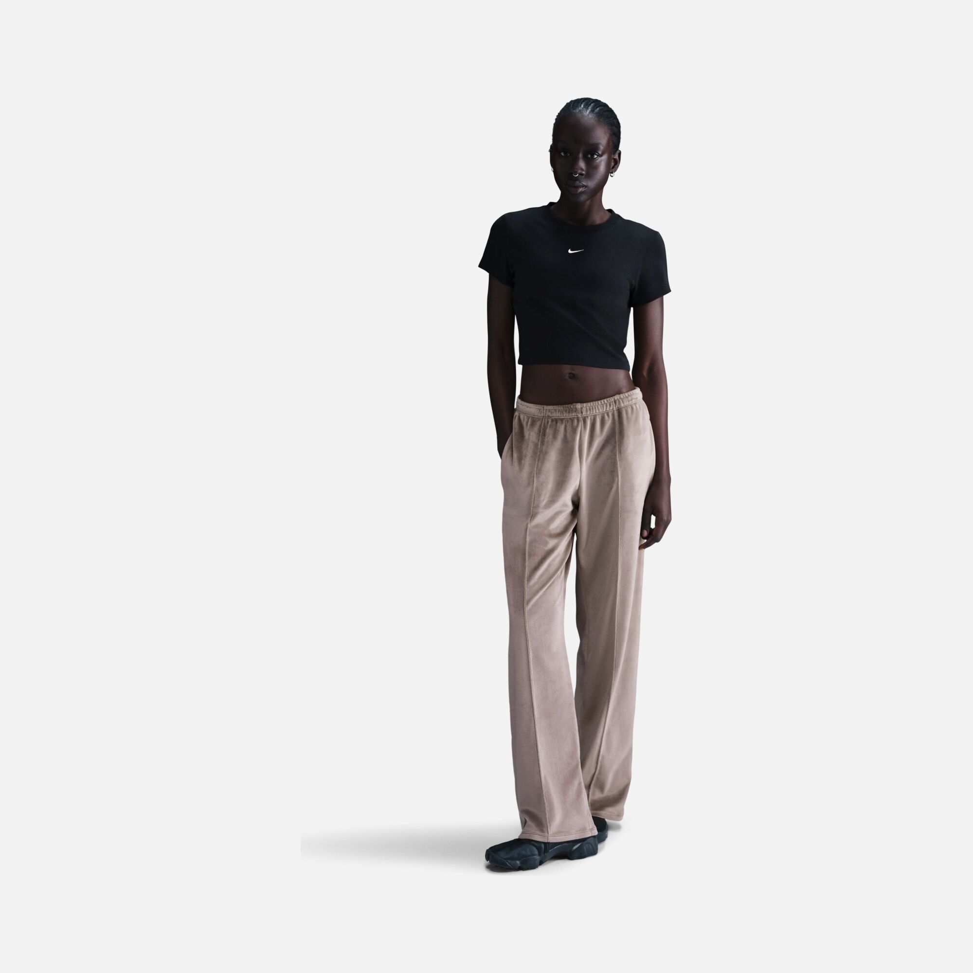 Nike W Nsw Chill Knit Crop Kadın Tişört