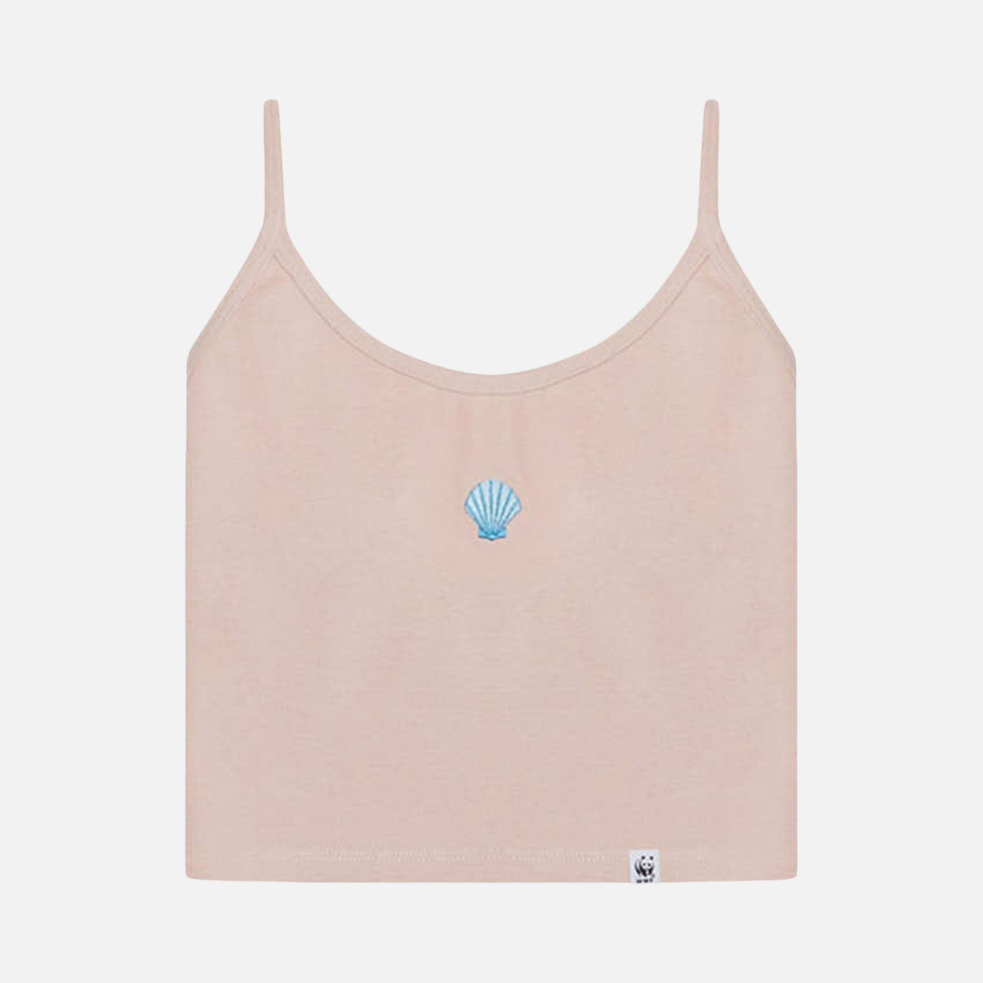 WWF Sportswear Shell Embroidered Cropped Kadın Atlet