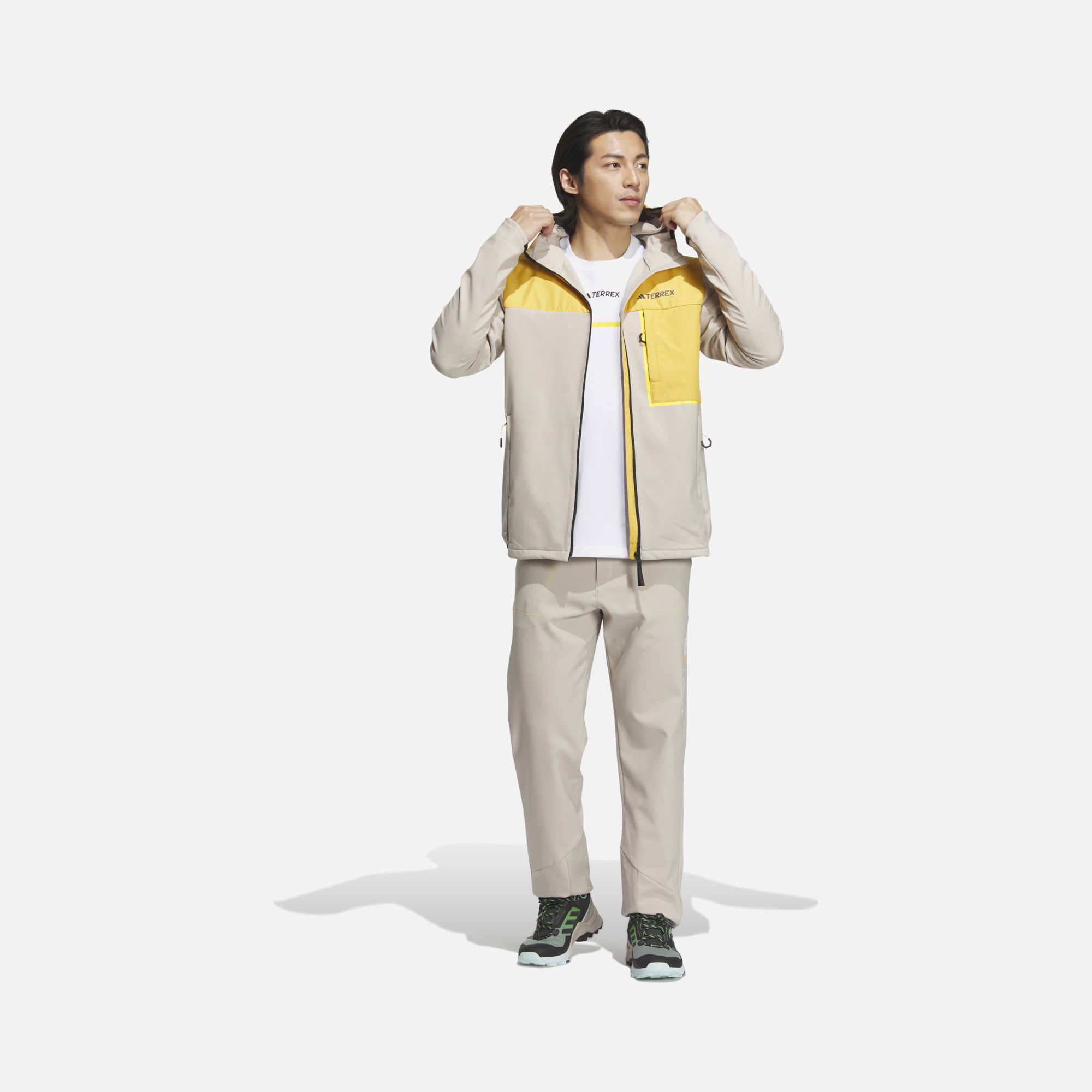 adidas Terrex National Geographic Soft Shell Full-Zip Hoodie Erkek Ceket